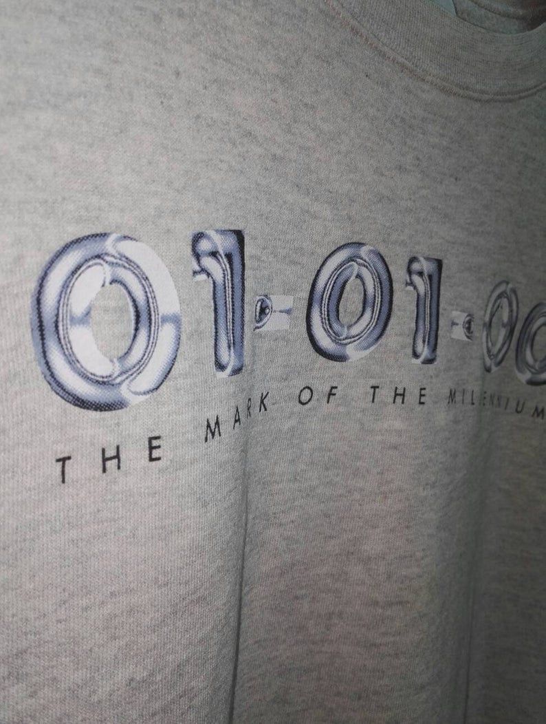 Vintage The Mark Of The Millennium Sweatshirt Sportswear Big Logo Size US XL / EU 56 / 4 - 4 Thumbnail