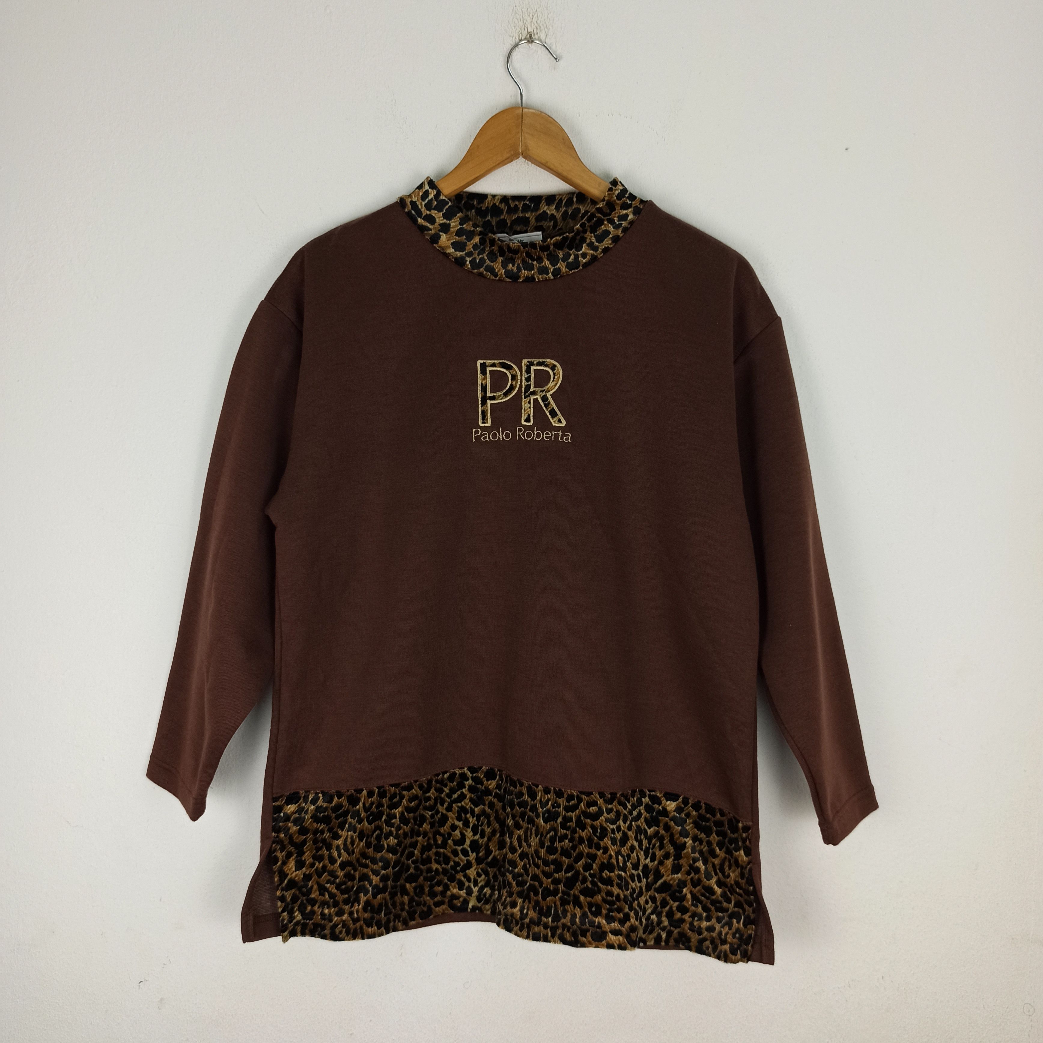 Vintage Vintage🔥 Designer Paolo Roberta Italy Leopard Design Size US L / EU 52-54 / 3 - 1 Thumbnail