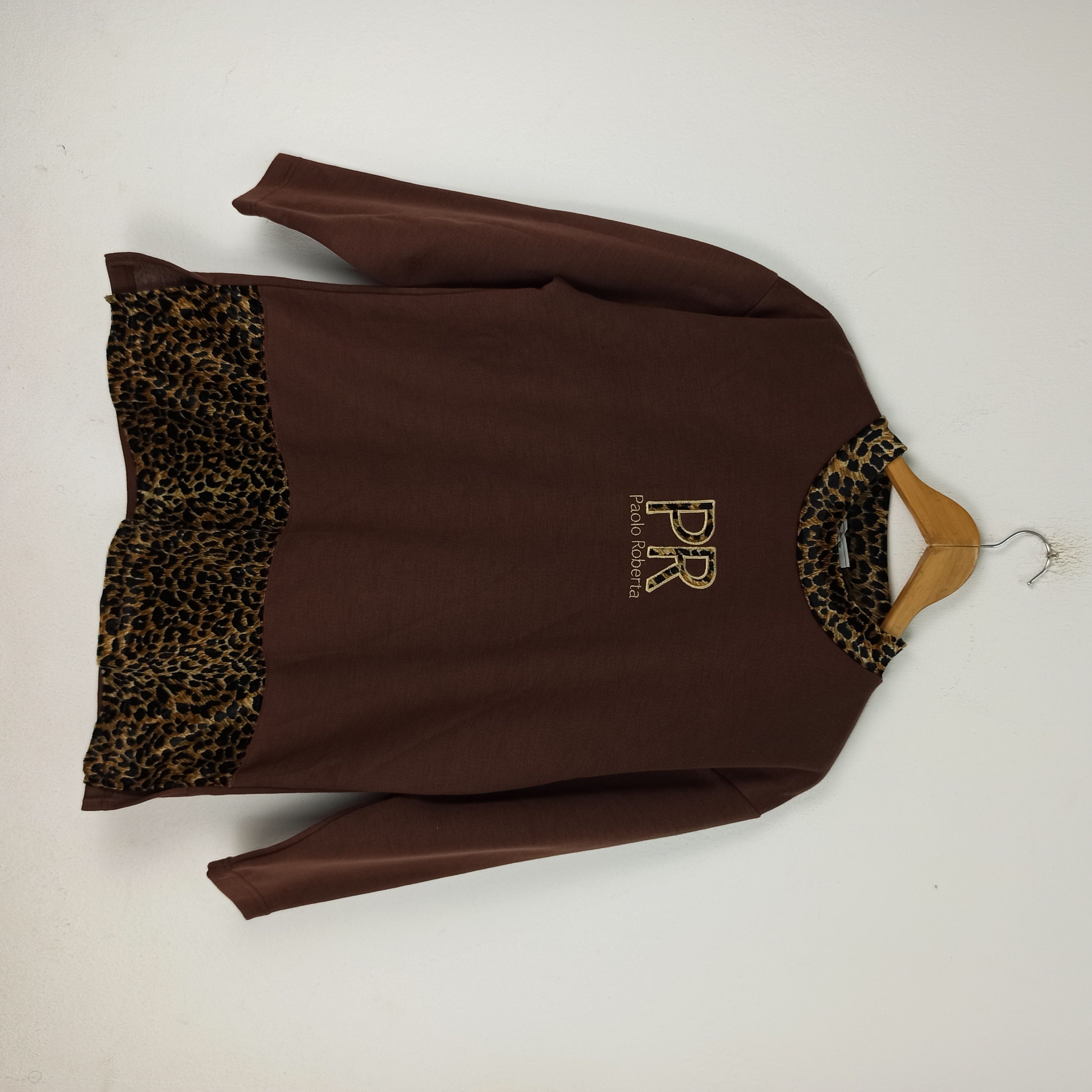 Vintage🔥 Designer Paolo Roberta Italy Leopard Design