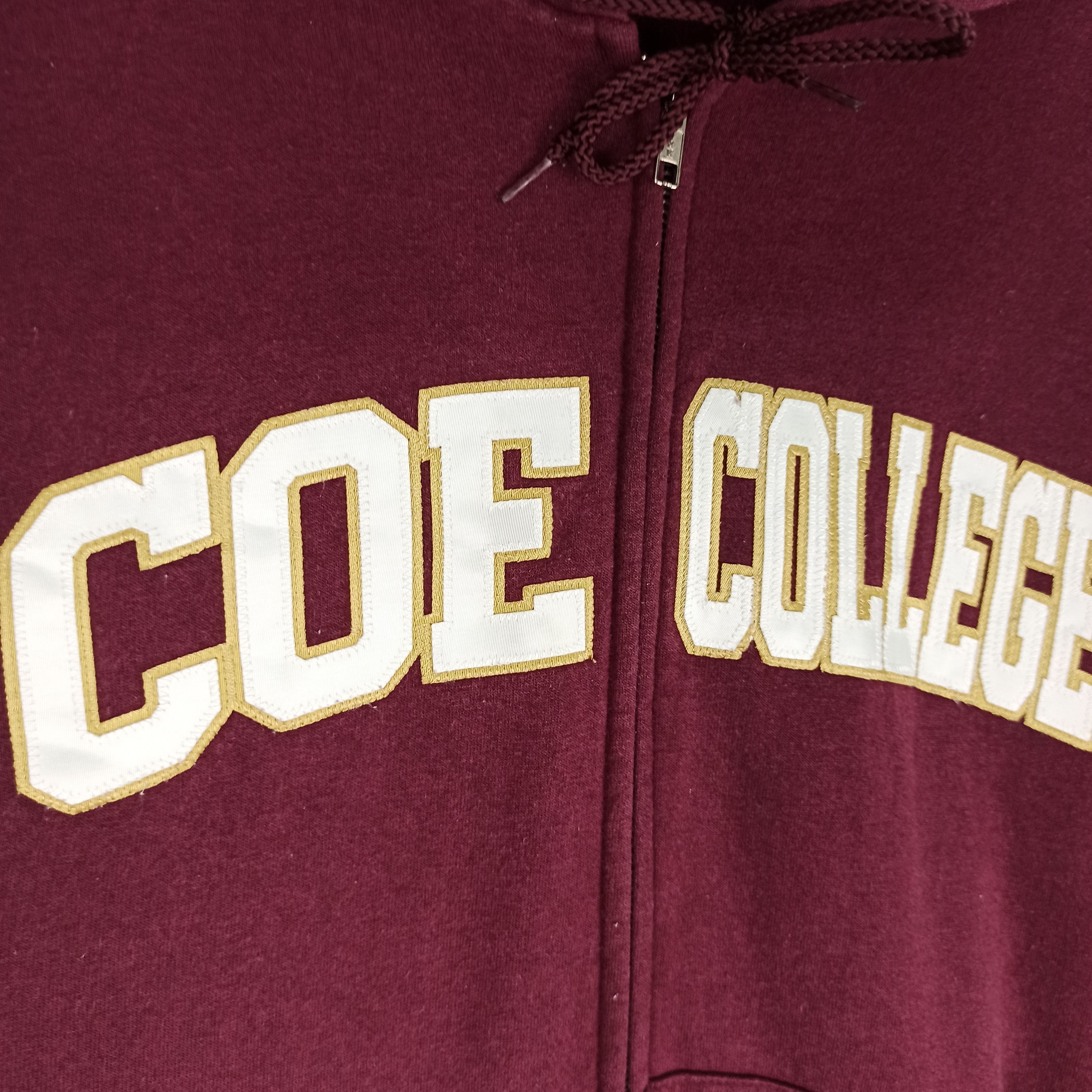 Champion Rare🔥 Champion Coe College Hoodie Full zipper Sweatshirt Size US L / EU 52-54 / 3 - 3 Thumbnail