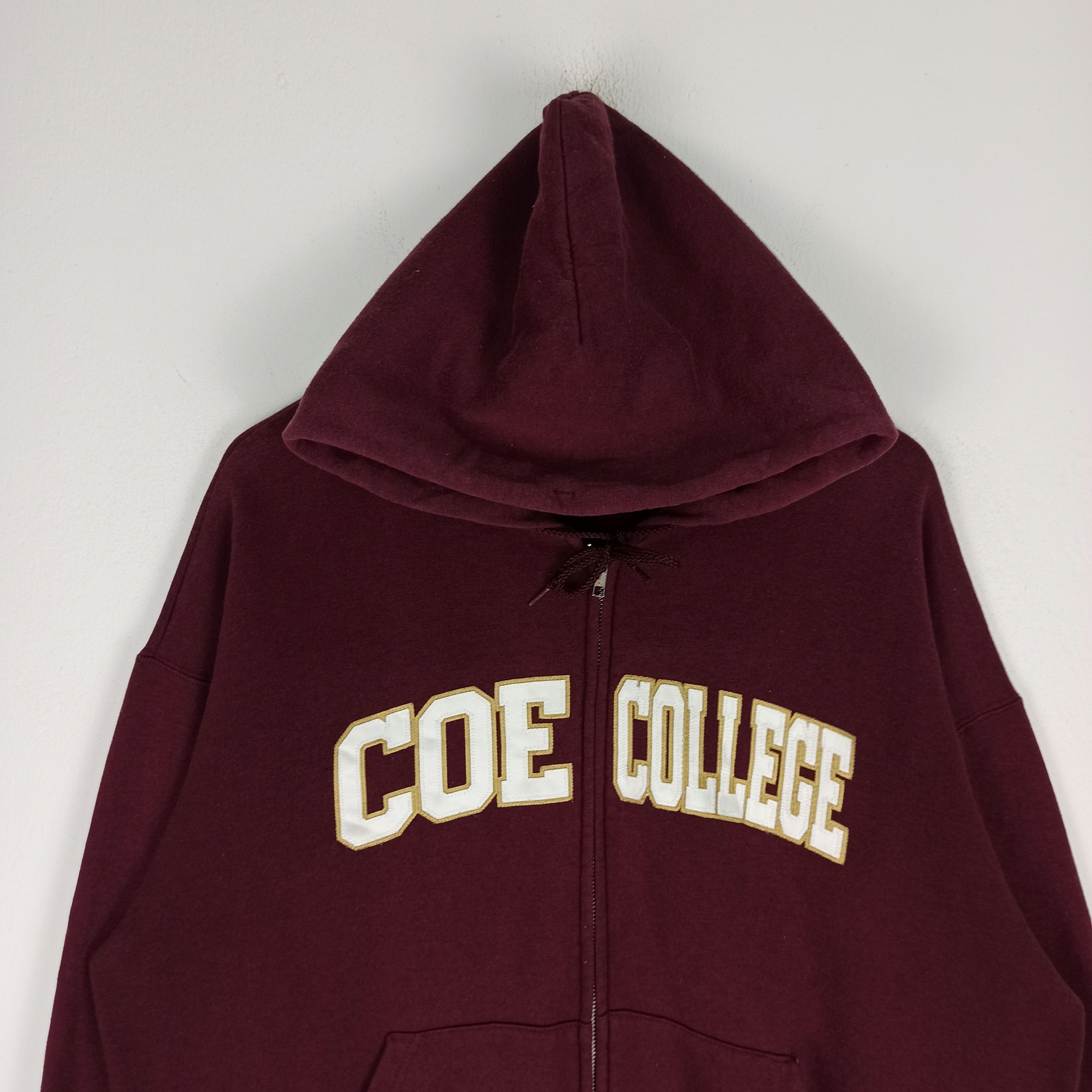 Champion Rare🔥 Champion Coe College Hoodie Full zipper Sweatshirt Size US L / EU 52-54 / 3 - 2 Thumbnail