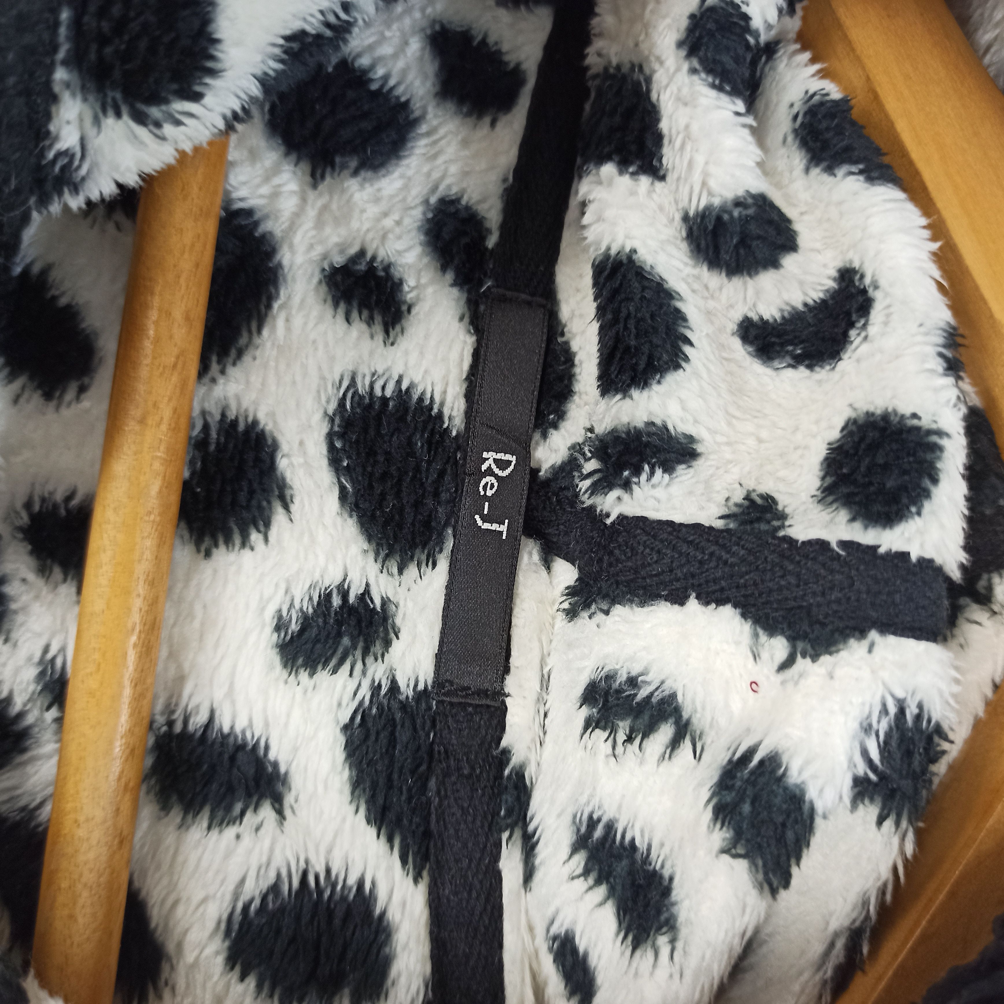 If Six Was Nine Hoodie Leopard Black & White Fleece Japanese Brand Size US L / EU 52-54 / 3 - 5 Thumbnail