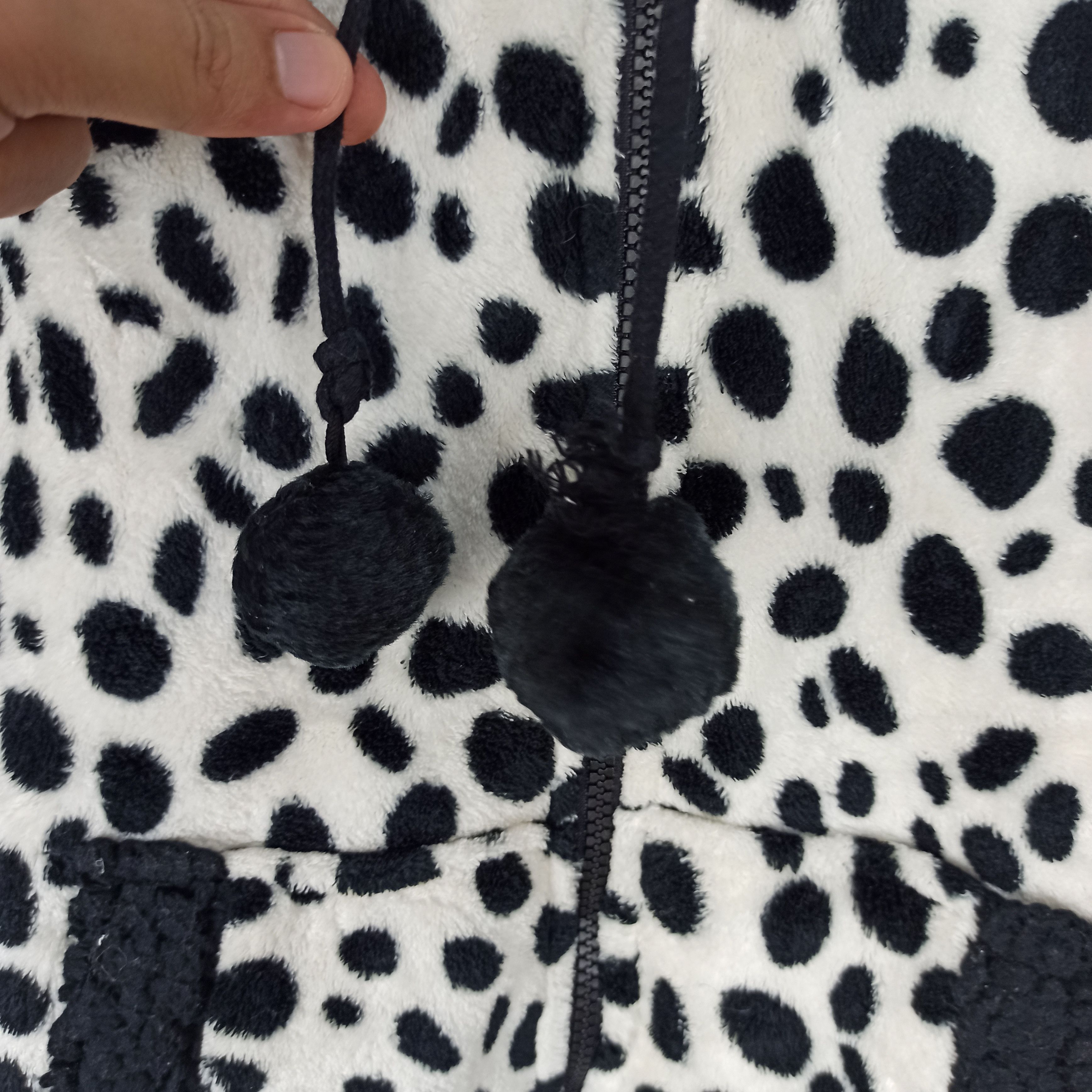 If Six Was Nine Hoodie Leopard Black & White Fleece Japanese Brand Size US L / EU 52-54 / 3 - 4 Thumbnail