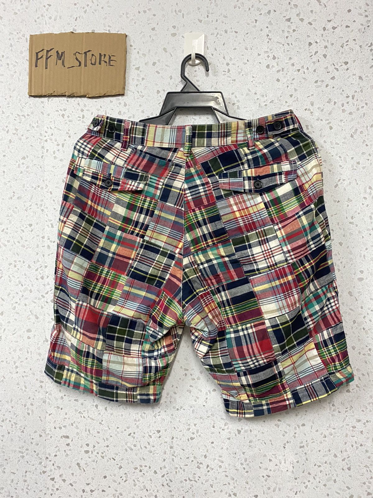 Beams Plus × Japanese Brand Beams Patchwork Short Pants Size US 32 / EU 48 - 2 Thumbnail