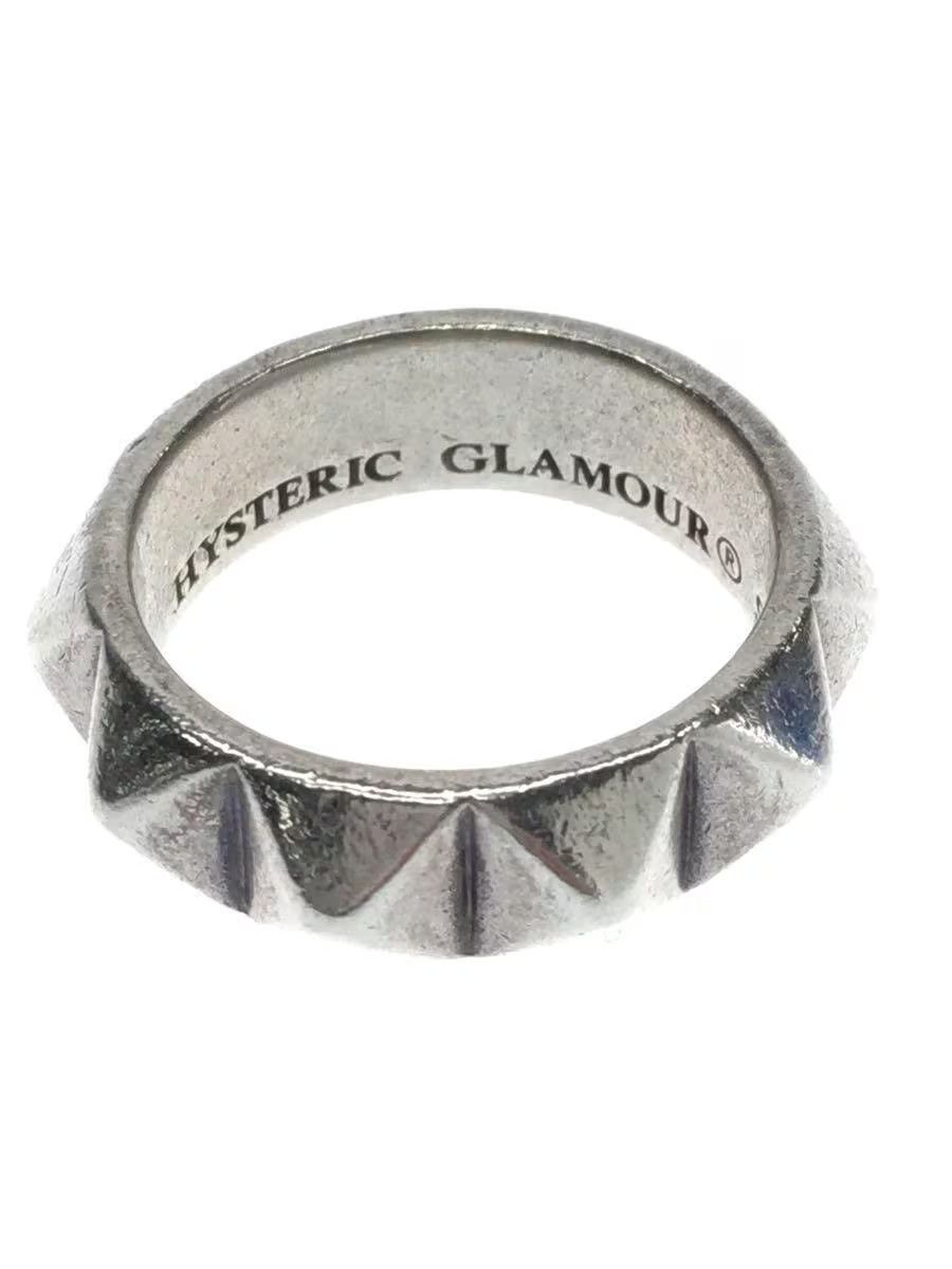 image of Hysteric Glamour 0.925 Silver Studded Ring, Men's