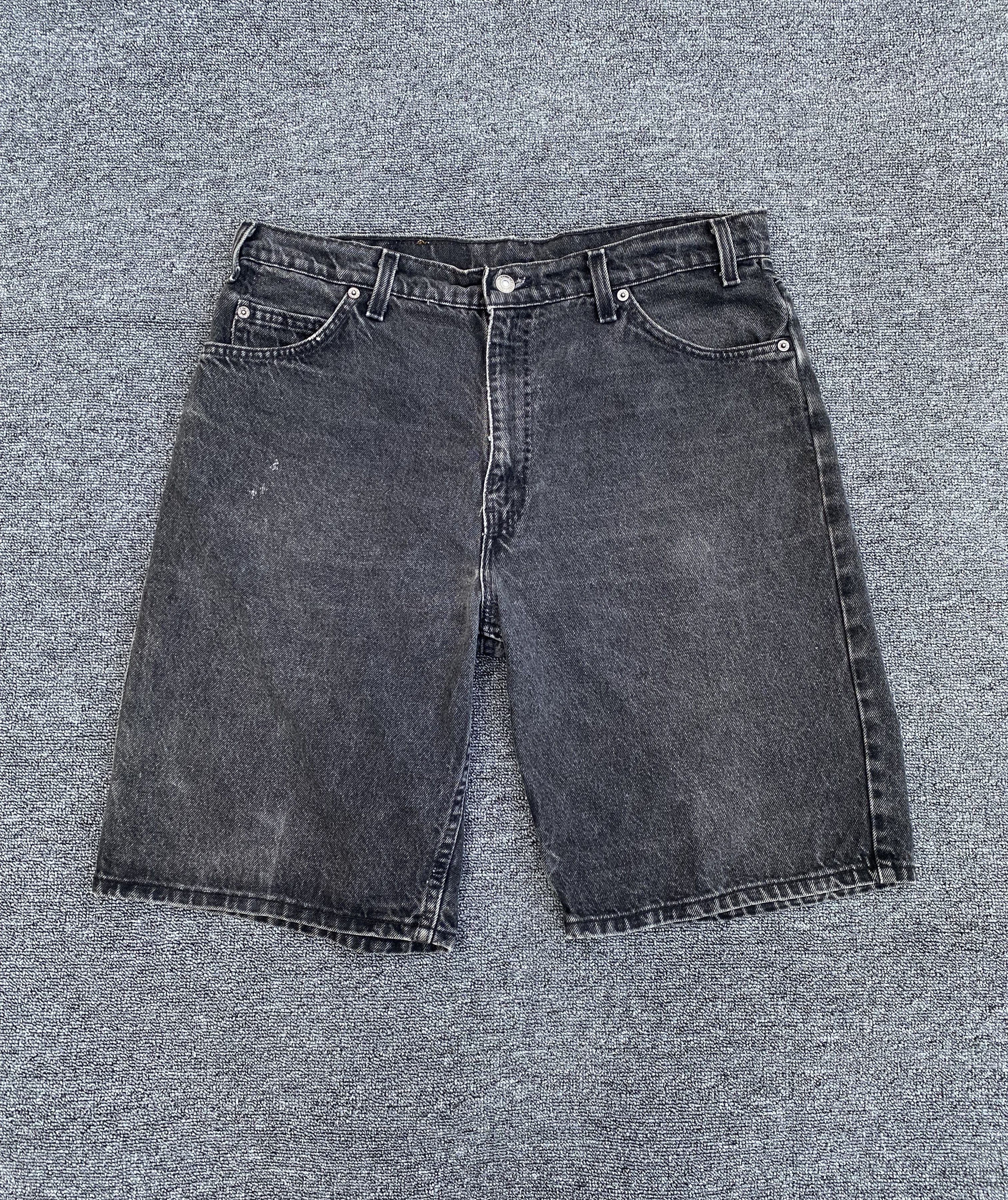 Levi's Vintage Clothing PERFECTLY FADED LEVIS VINTAGE 505 ORANGE TAB CROPPED Size US 35 - 2 Thumbnail
