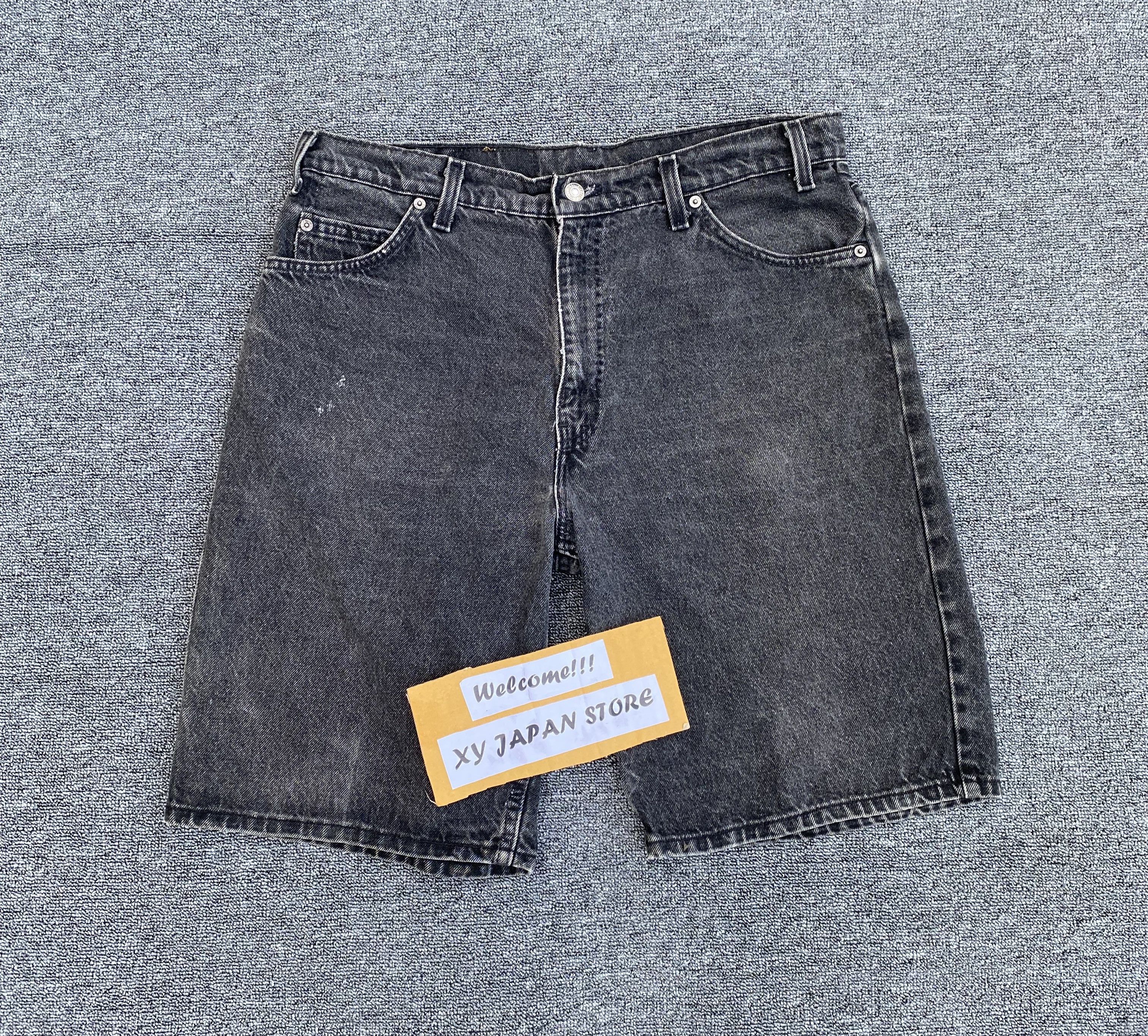 Levi's Vintage Clothing PERFECTLY FADED LEVIS VINTAGE 505 ORANGE TAB CROPPED Size US 35 - 1 Thumbnail
