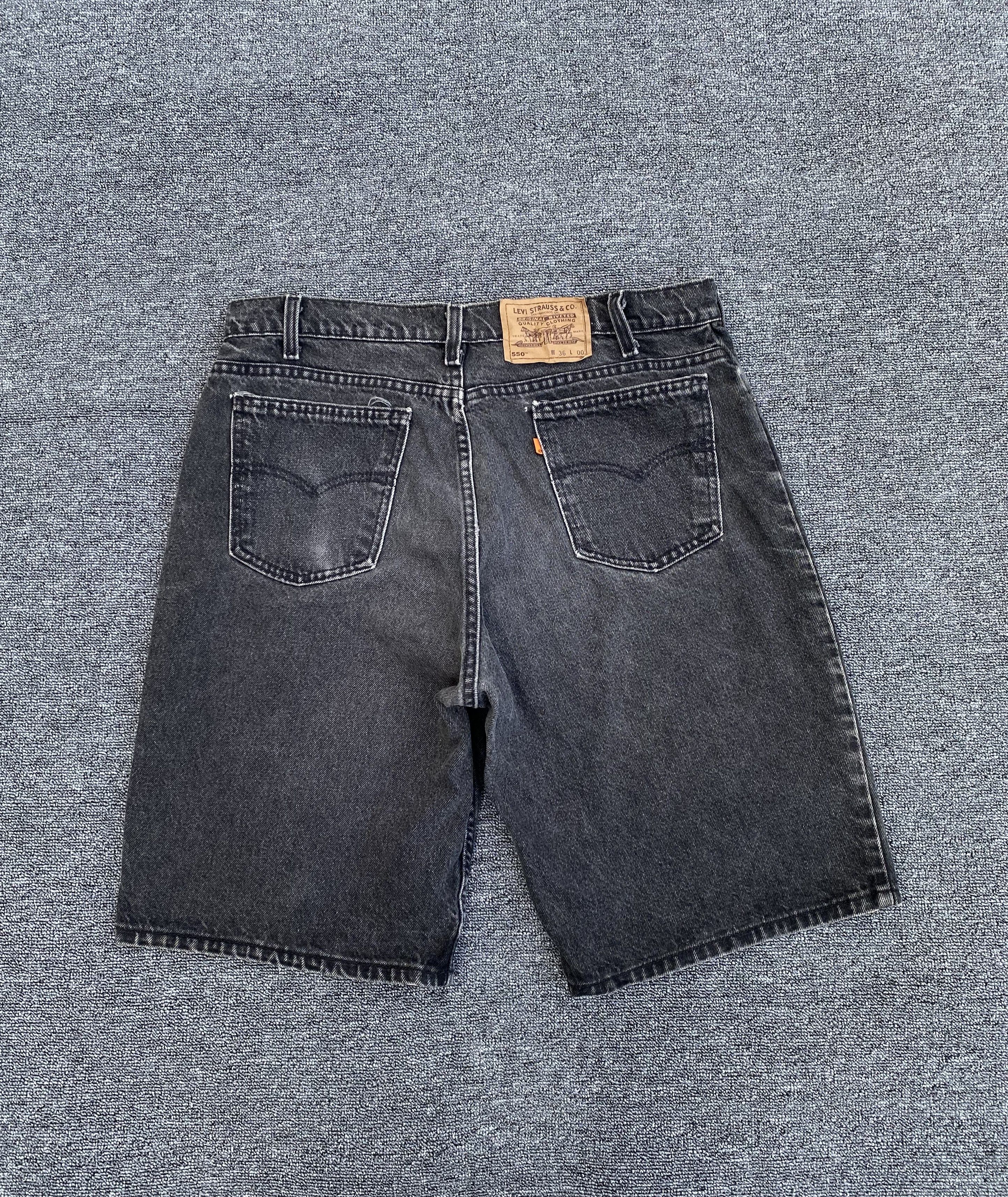 Levi's Vintage Clothing PERFECTLY FADED LEVIS VINTAGE 505 ORANGE TAB CROPPED Size US 35 - 3 Thumbnail