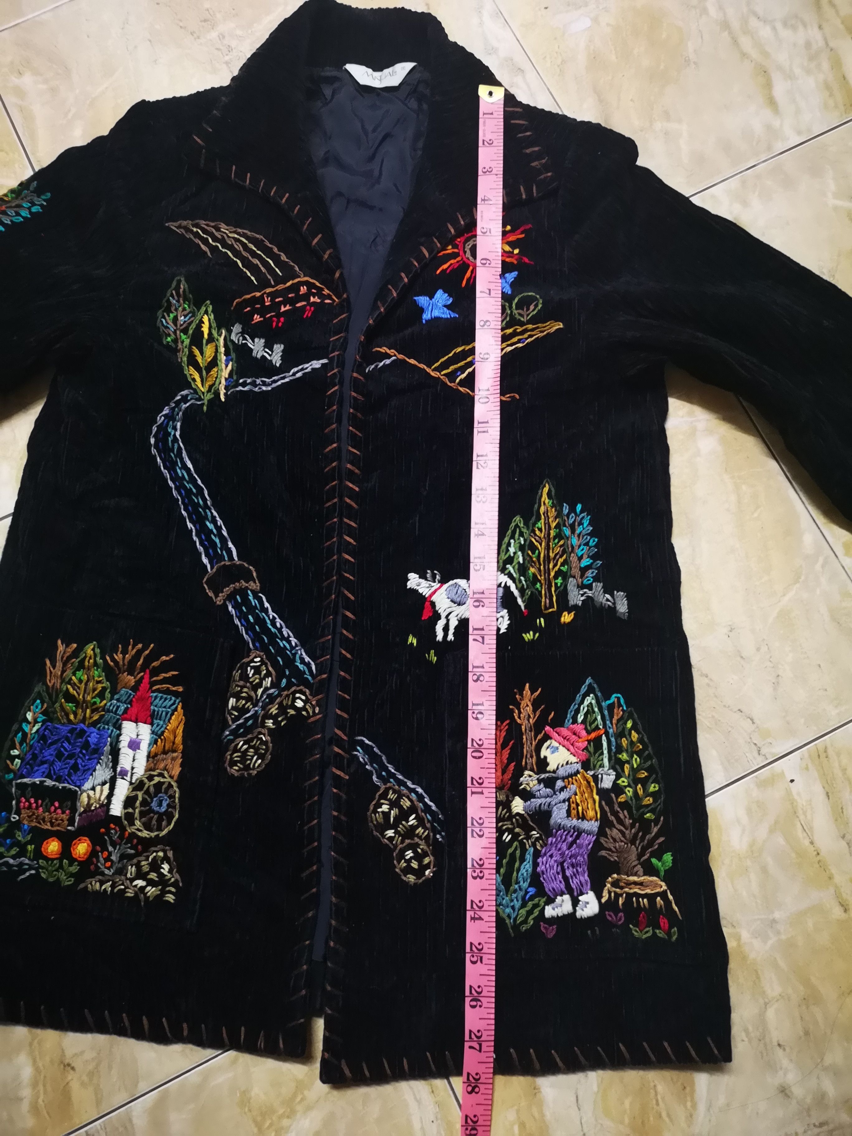 Handmade Japanese Cardigan design Hand made embroidery Size US S / EU 44-46 / 1 - 11 Thumbnail