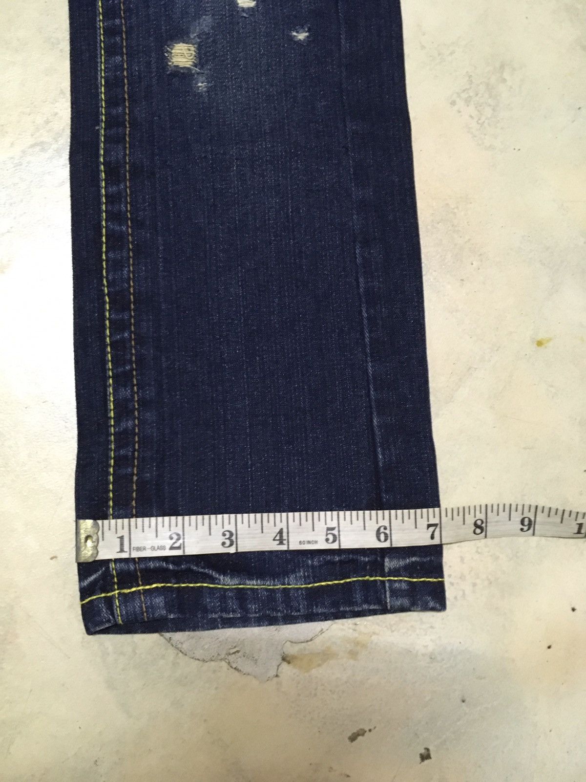 Japanese Brand Japanese Brand Magic Square Patchwork Distressed Denim Pants Size US 31 - 14 Thumbnail