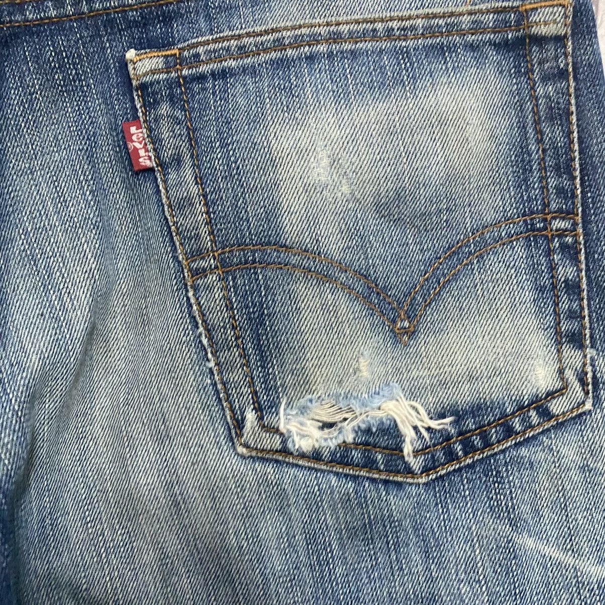 Levi's Vintage Levis 517 Flare Jeans Distressed Hedi Slimane Size US 30 / EU 46 - 19 Thumbnail