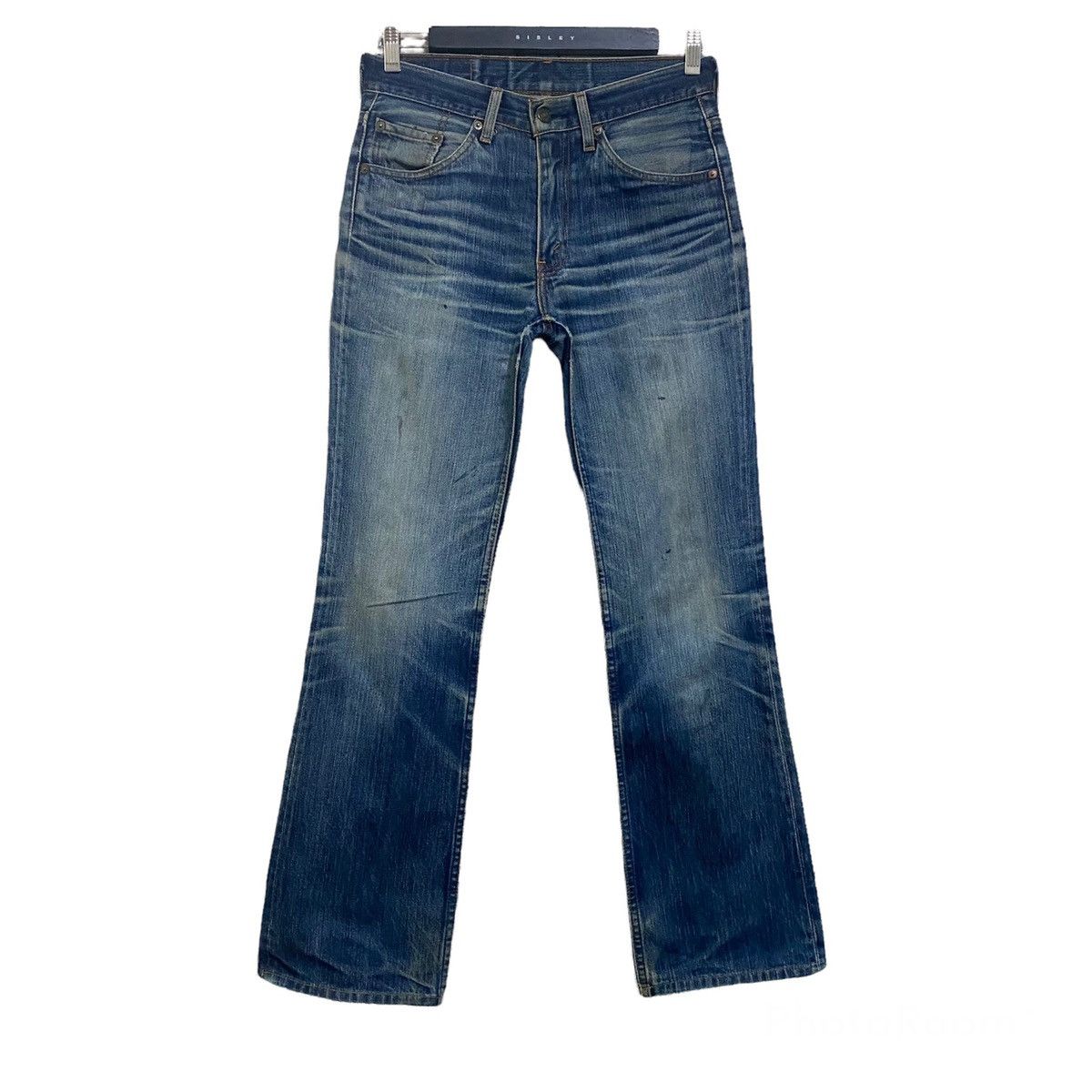 Levi's Vintage Levis 517 Flare Jeans Distressed Hedi Slimane Size US 30 / EU 46 - 2 Thumbnail