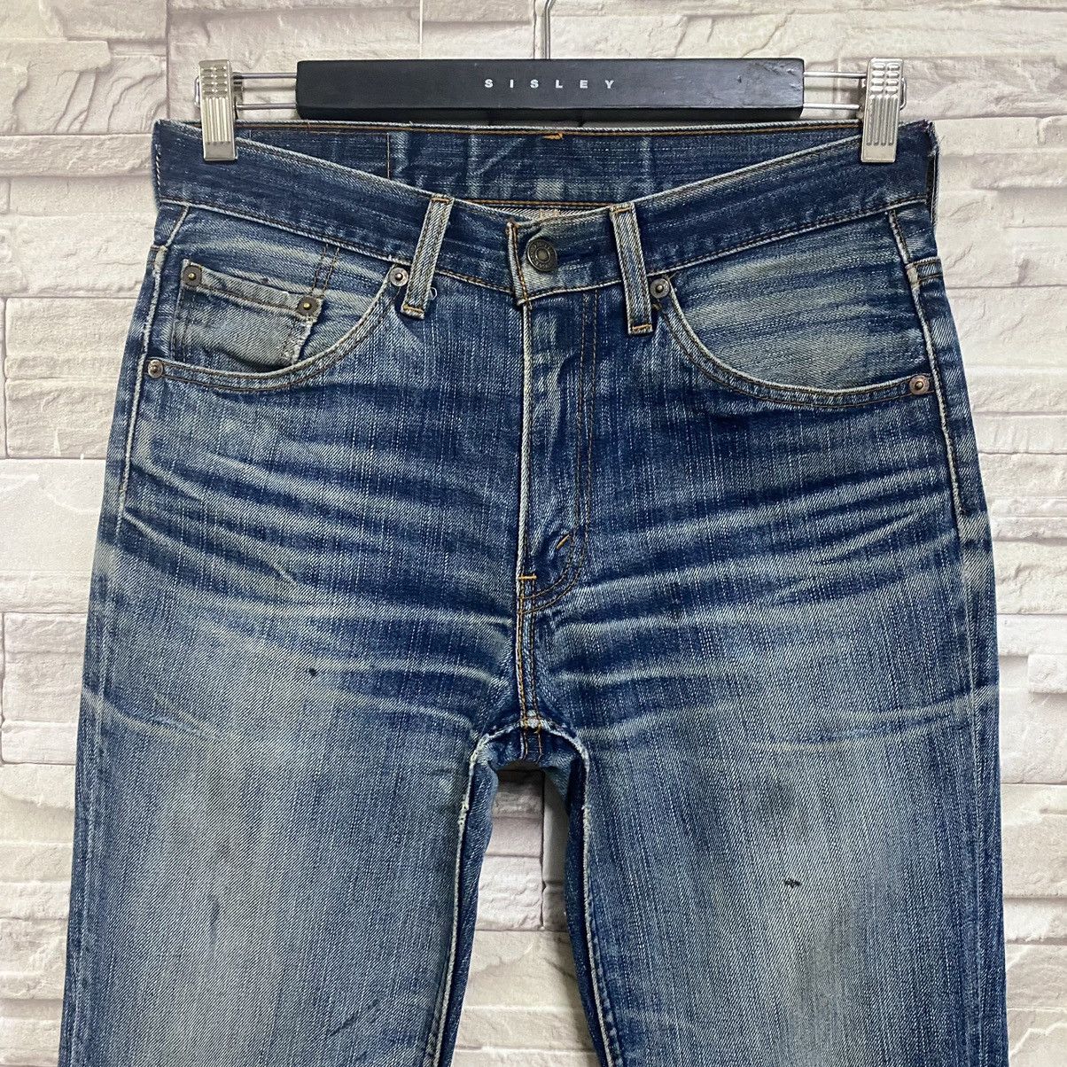 Levi's Vintage Levis 517 Flare Jeans Distressed Hedi Slimane Size US 30 / EU 46 - 4 Thumbnail