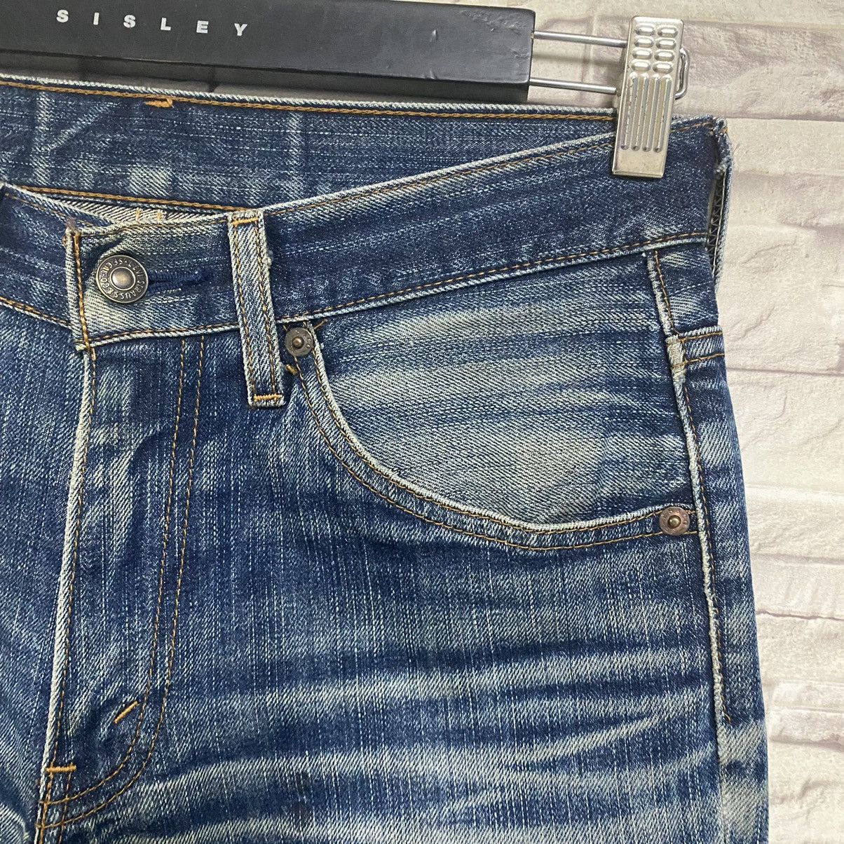 Levi's Vintage Levis 517 Flare Jeans Distressed Hedi Slimane Size US 30 / EU 46 - 11 Thumbnail