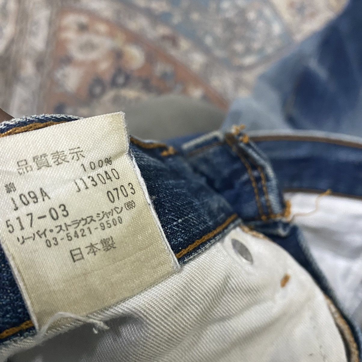 Levi's Vintage Levis 517 Flare Jeans Distressed Hedi Slimane Size US 30 / EU 46 - 21 Thumbnail