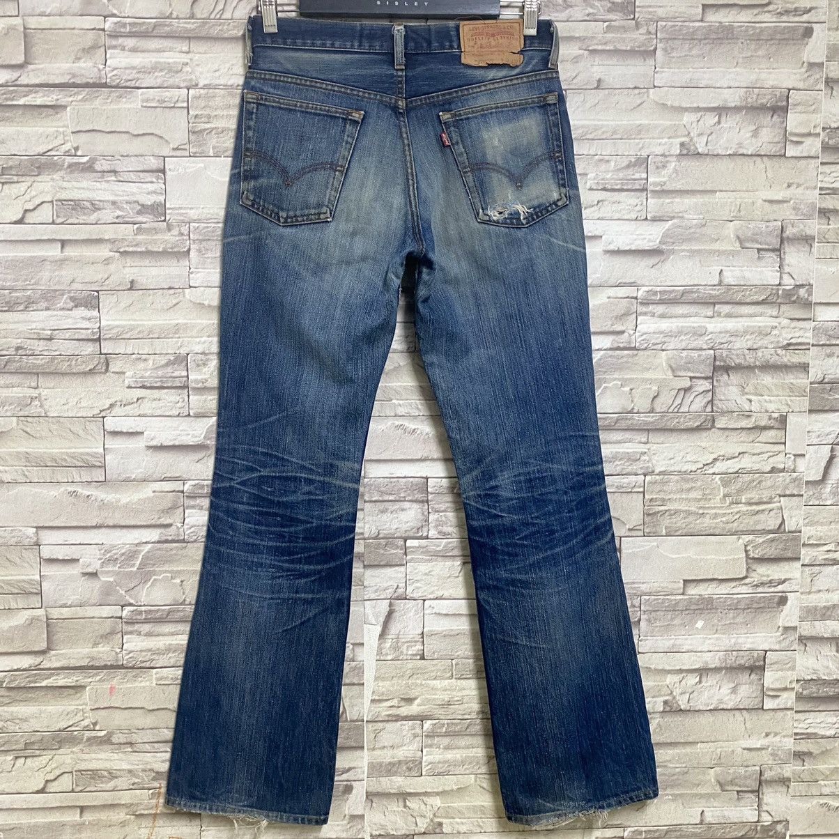 Levi's Vintage Levis 517 Flare Jeans Distressed Hedi Slimane Size US 30 / EU 46 - 12 Thumbnail