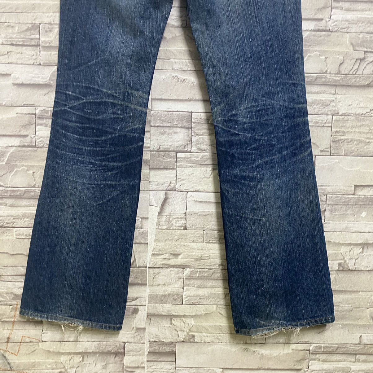 Levi's Vintage Levis 517 Flare Jeans Distressed Hedi Slimane Size US 30 / EU 46 - 14 Thumbnail
