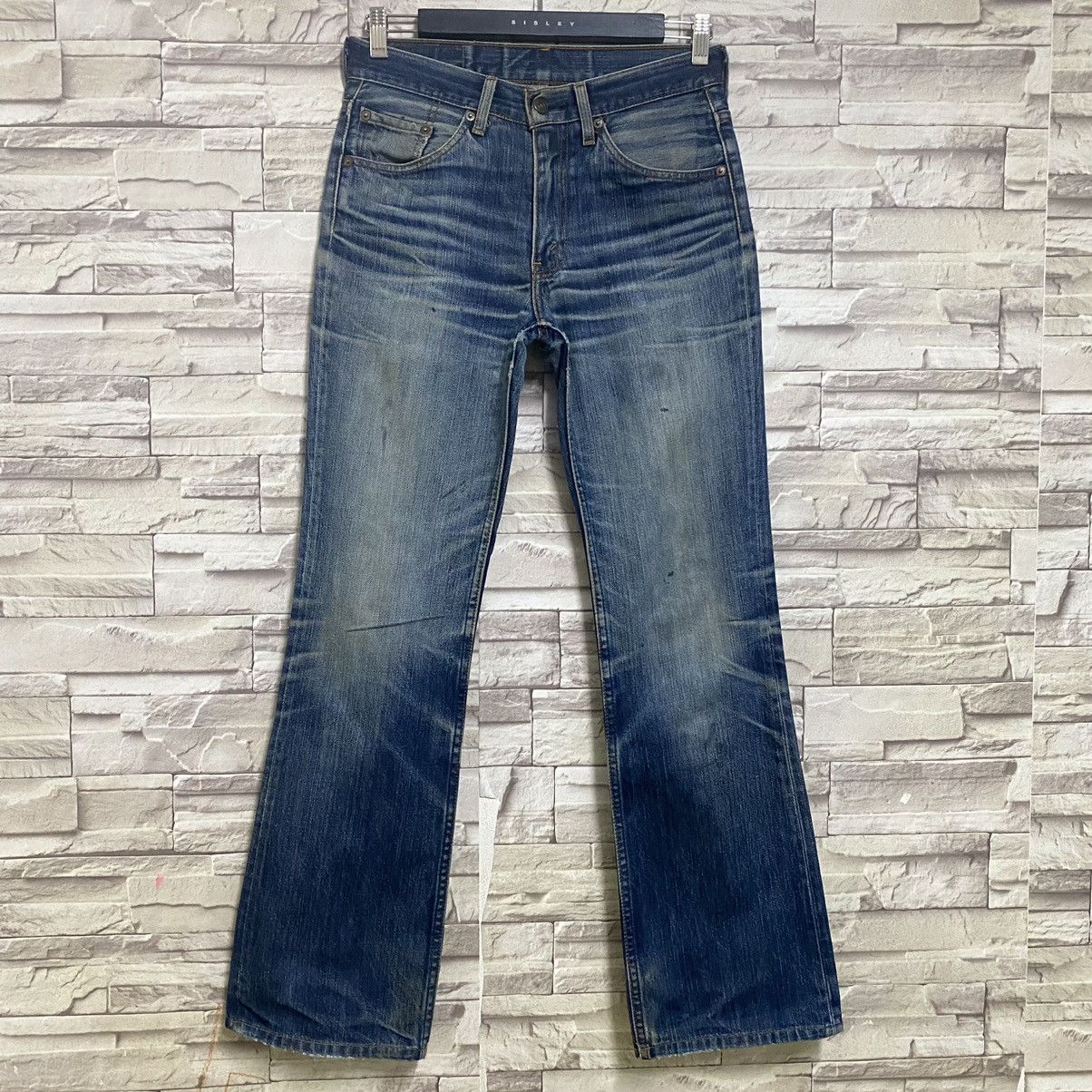 Levi's Vintage Levis 517 Flare Jeans Distressed Hedi Slimane Size US 30 / EU 46 - 3 Thumbnail