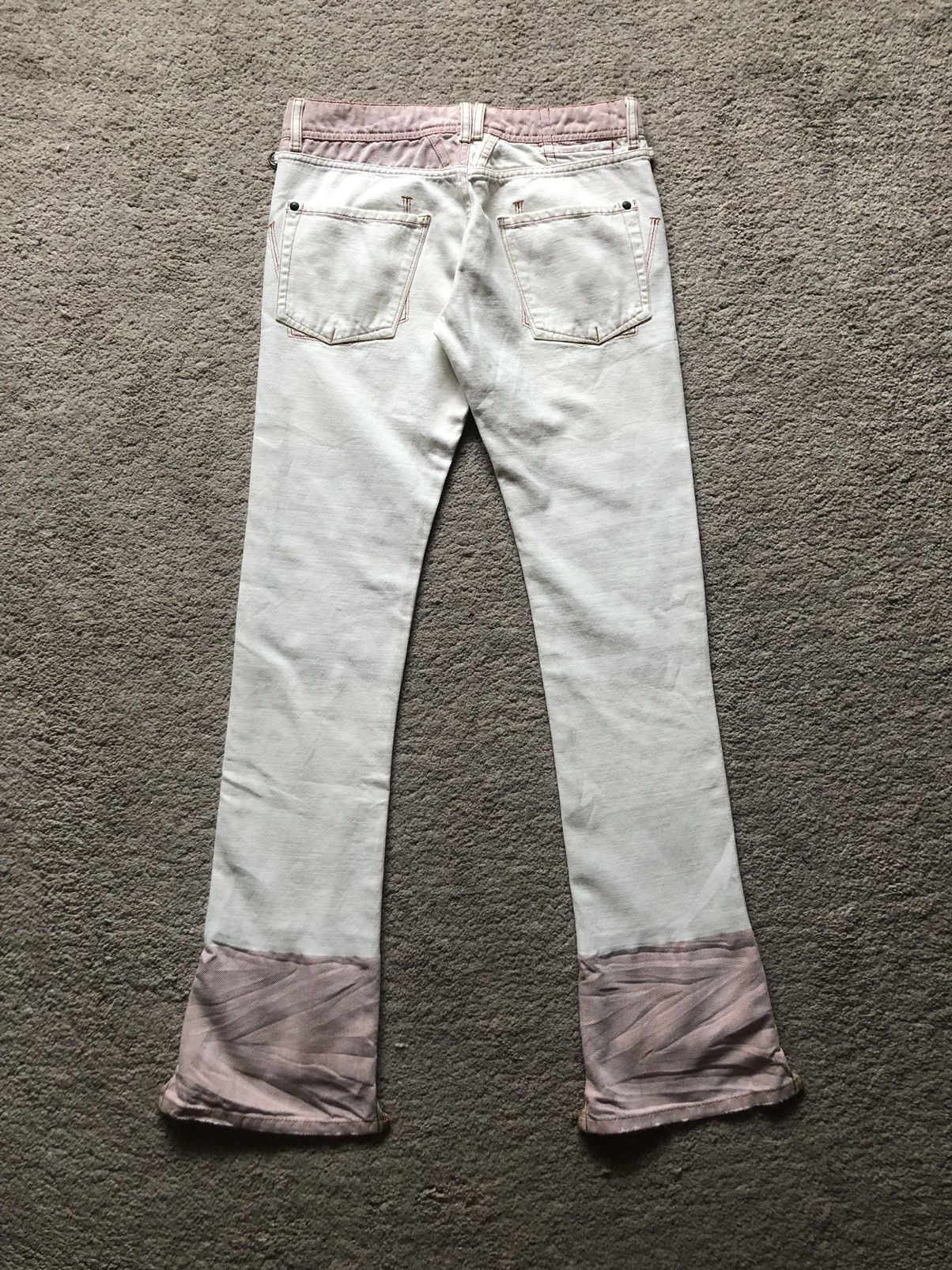 Marithe + Francois Girbaud 1990s Marithe Francois Girbaud Hippie Flare Jeans Size US 29 - 6 Thumbnail