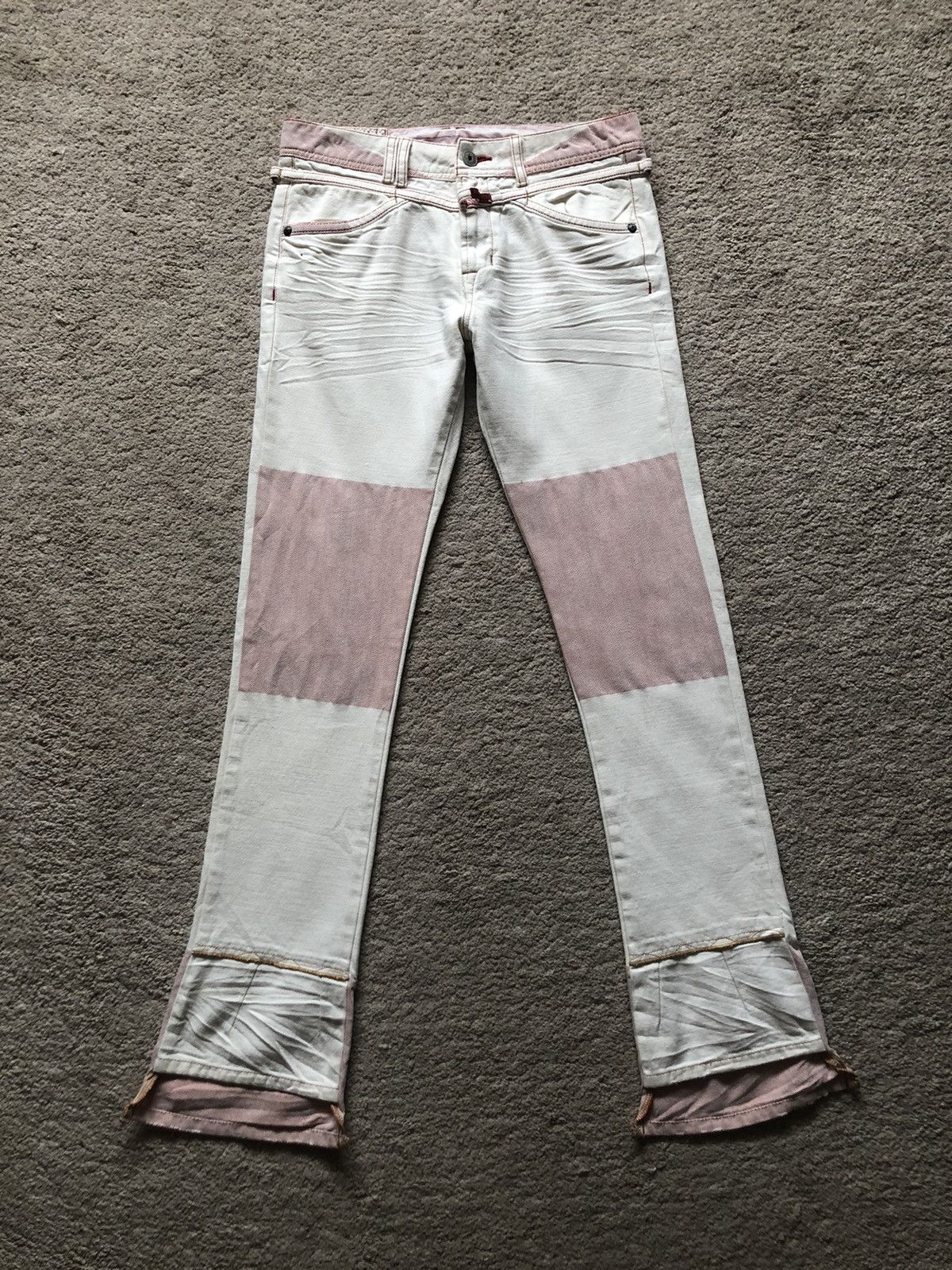 Marithe + Francois Girbaud 1990s Marithe Francois Girbaud Hippie Flare Jeans Size US 29 - 3 Thumbnail