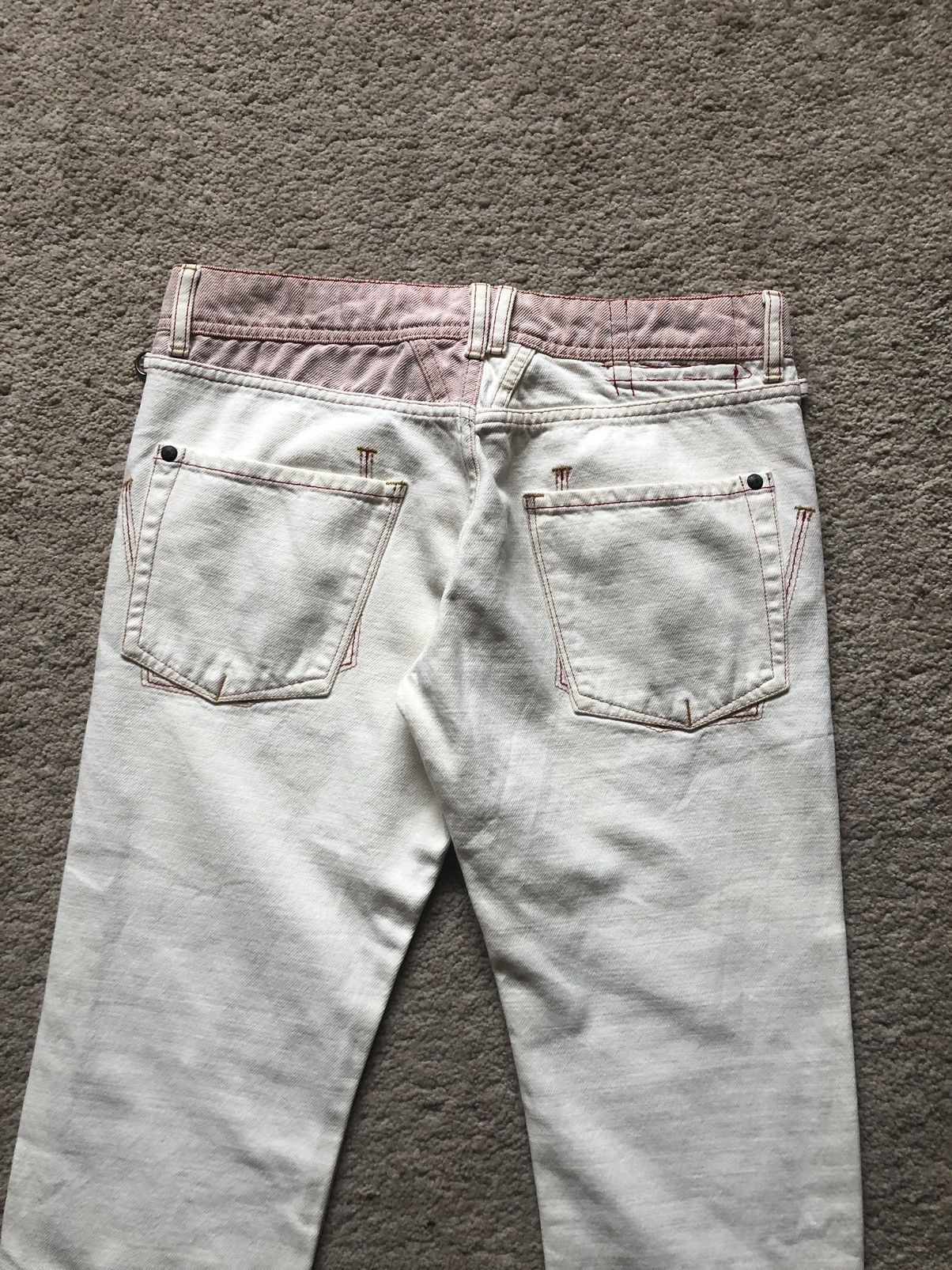 Marithe + Francois Girbaud 1990s Marithe Francois Girbaud Hippie Flare Jeans Size US 29 - 9 Thumbnail