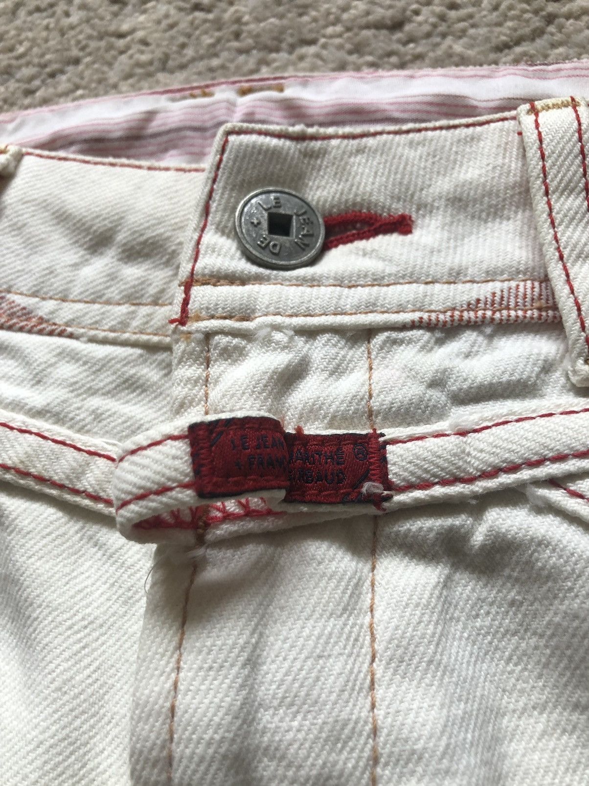Marithe + Francois Girbaud 1990s Marithe Francois Girbaud Hippie Flare Jeans Size US 29 - 10 Thumbnail