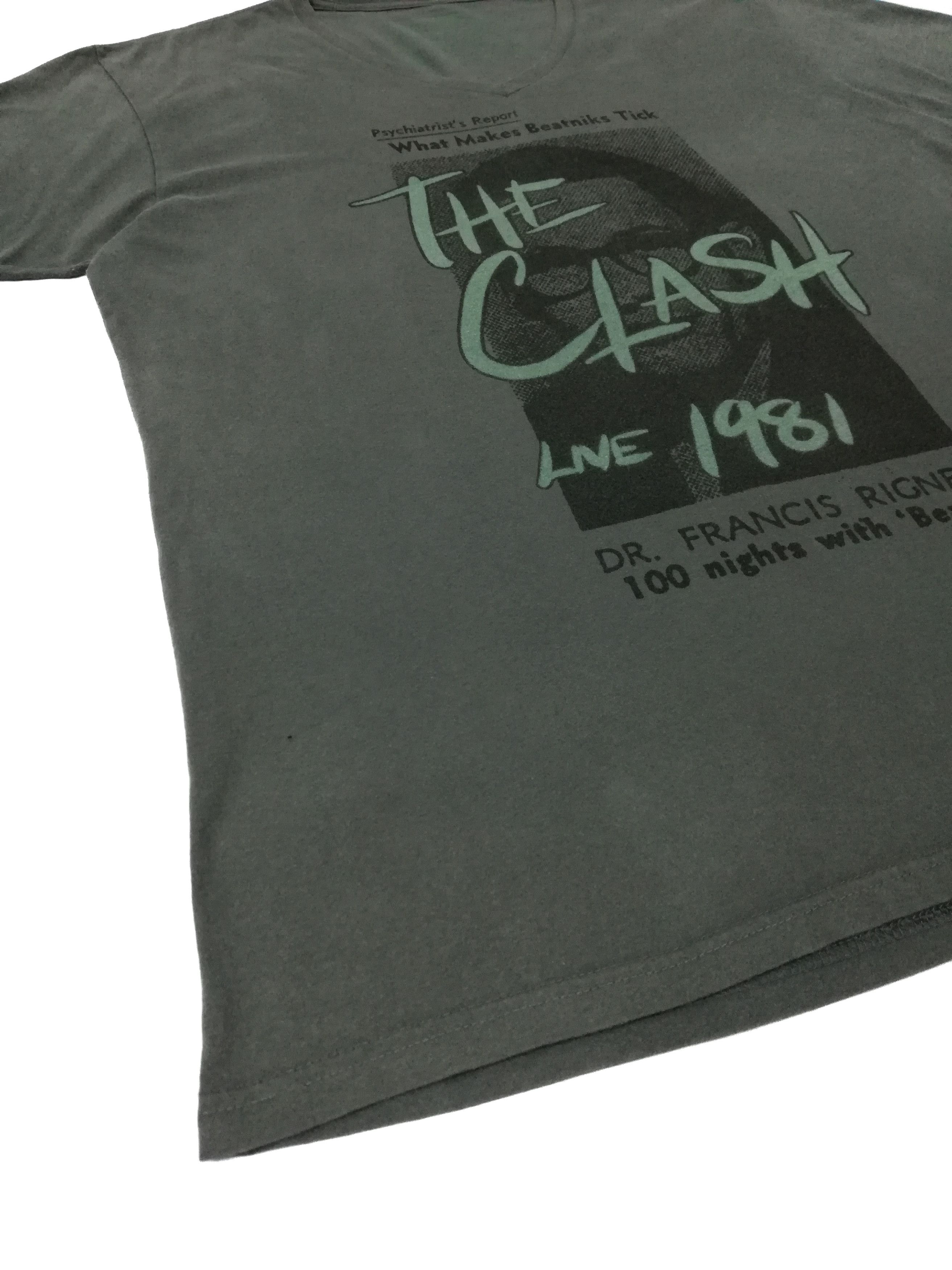 Band Tees 🔥The Clash Short Sleeve Shirt Live 1981 100 Nights With Size US XL / EU 56 / 4 - 3 Thumbnail