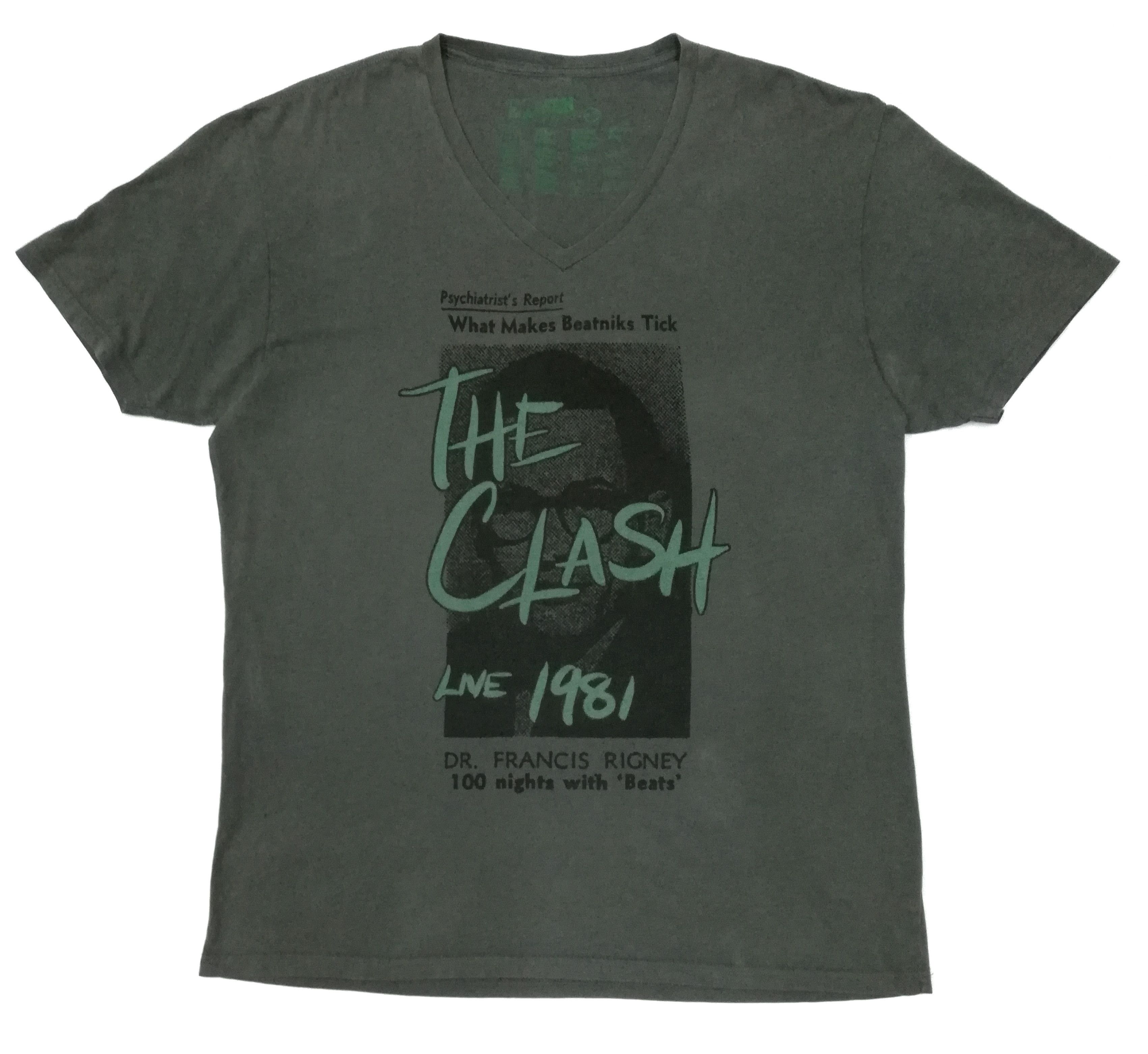 Band Tees 🔥The Clash Short Sleeve Shirt Live 1981 100 Nights With Size US XL / EU 56 / 4 - 1 Thumbnail