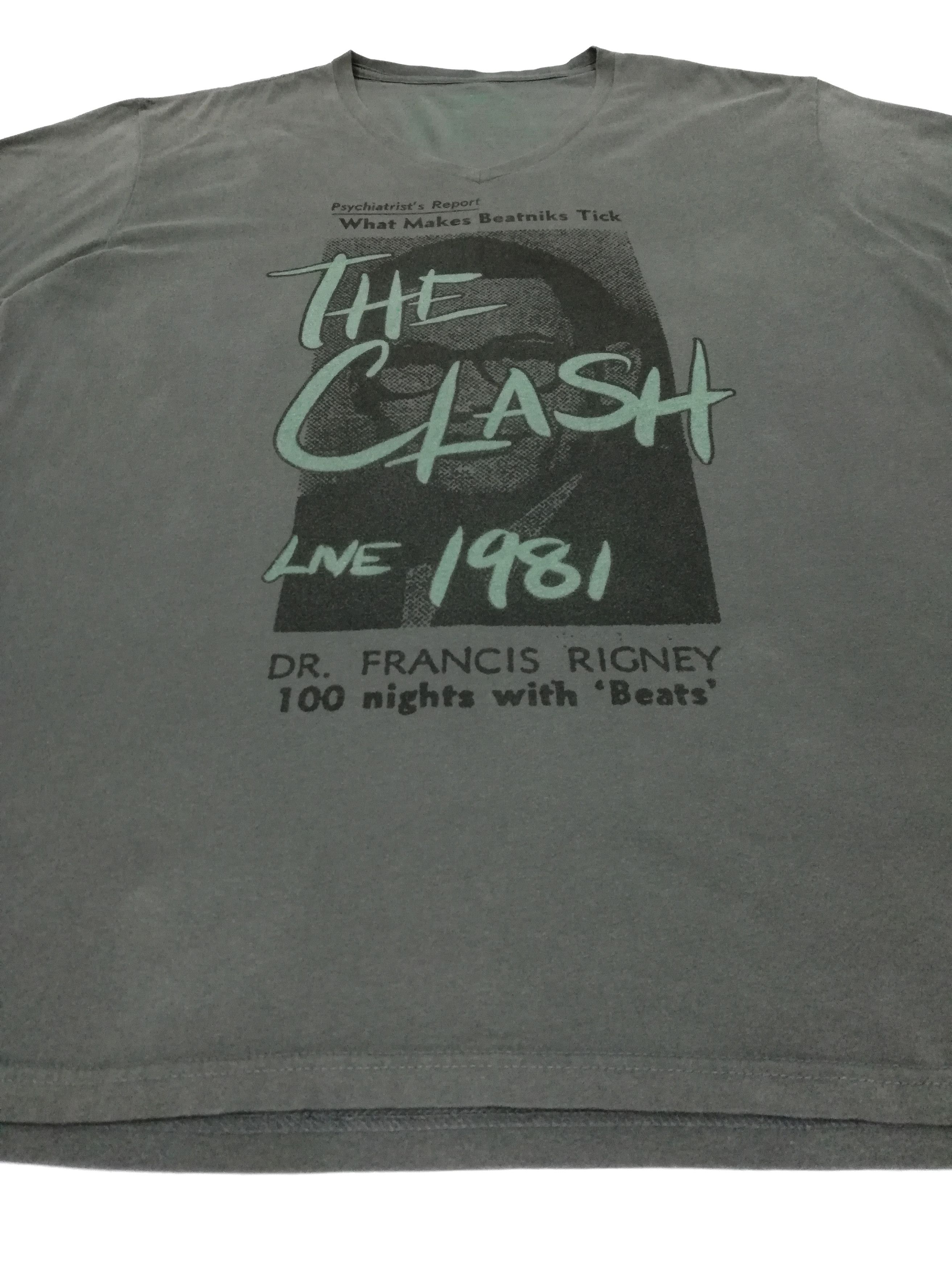 Band Tees 🔥The Clash Short Sleeve Shirt Live 1981 100 Nights With Size US XL / EU 56 / 4 - 4 Thumbnail