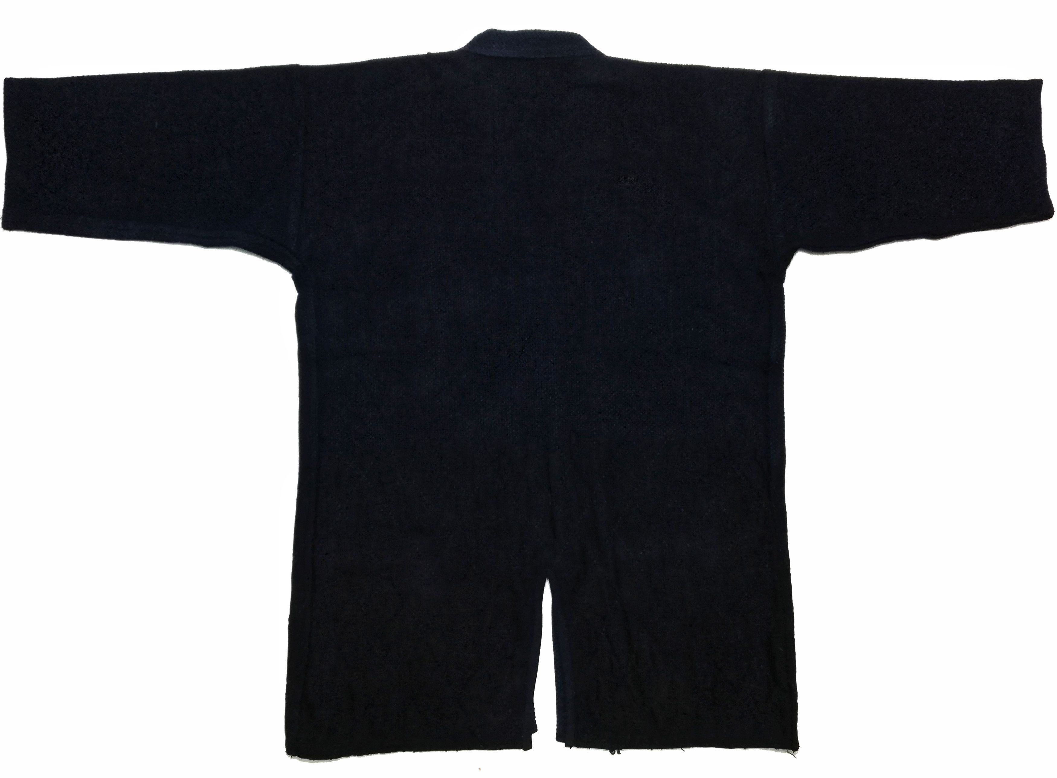 Indigo × Japanese Brand 🔥Dyed Sashiko Noragi Kimono Style Visvim Design Cotton🔥 Size US L / EU 52-54 / 3 - 14 Thumbnail