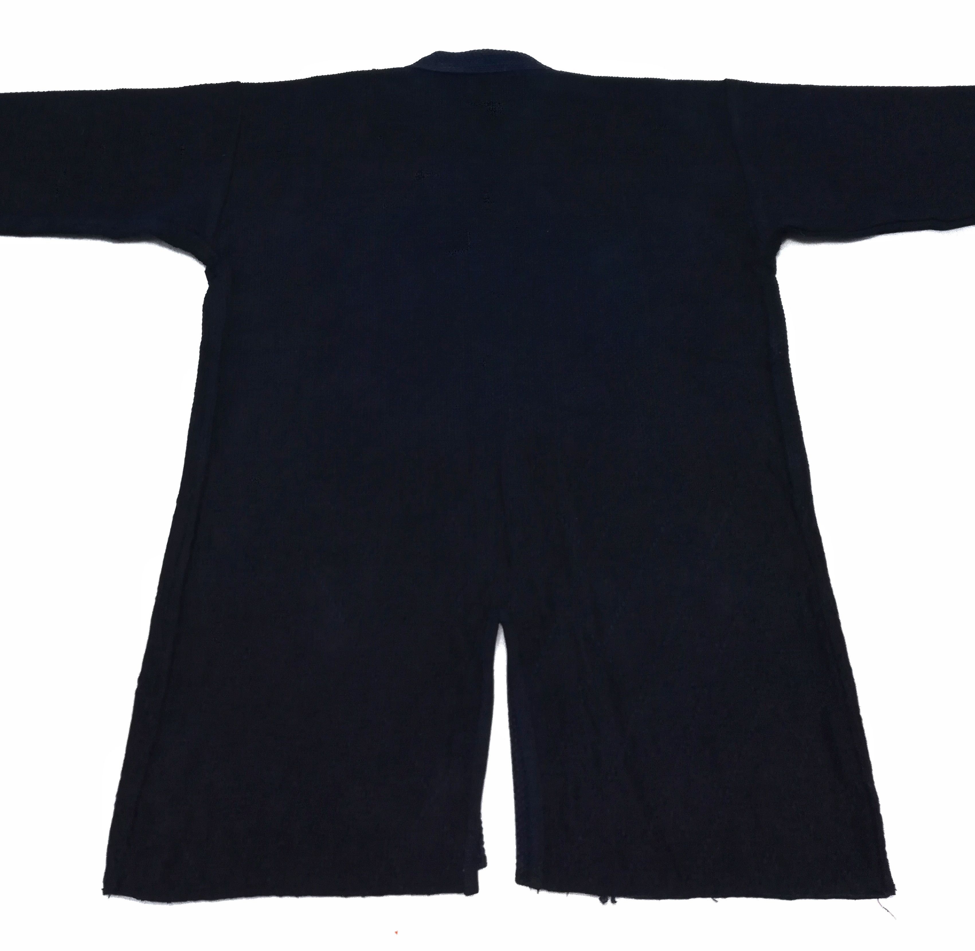 Indigo × Japanese Brand 🔥Dyed Sashiko Noragi Kimono Style Visvim Design Cotton🔥 Size US L / EU 52-54 / 3 - 15 Thumbnail