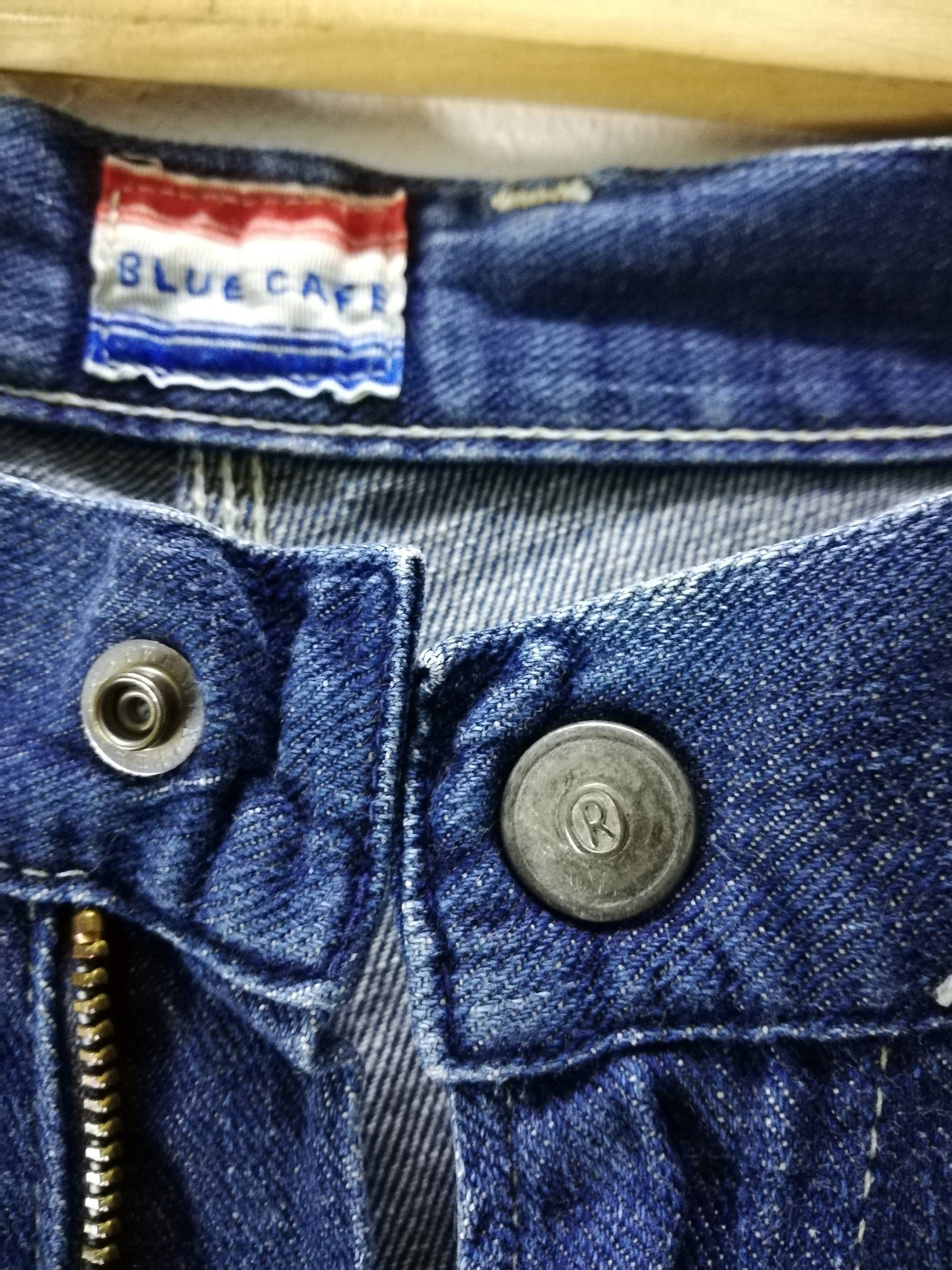 45rpm × Indigo 🔥Blue Cafe By 45rpm Denim Workers Pants Cotton🔥 Size US 33 - 8 Thumbnail