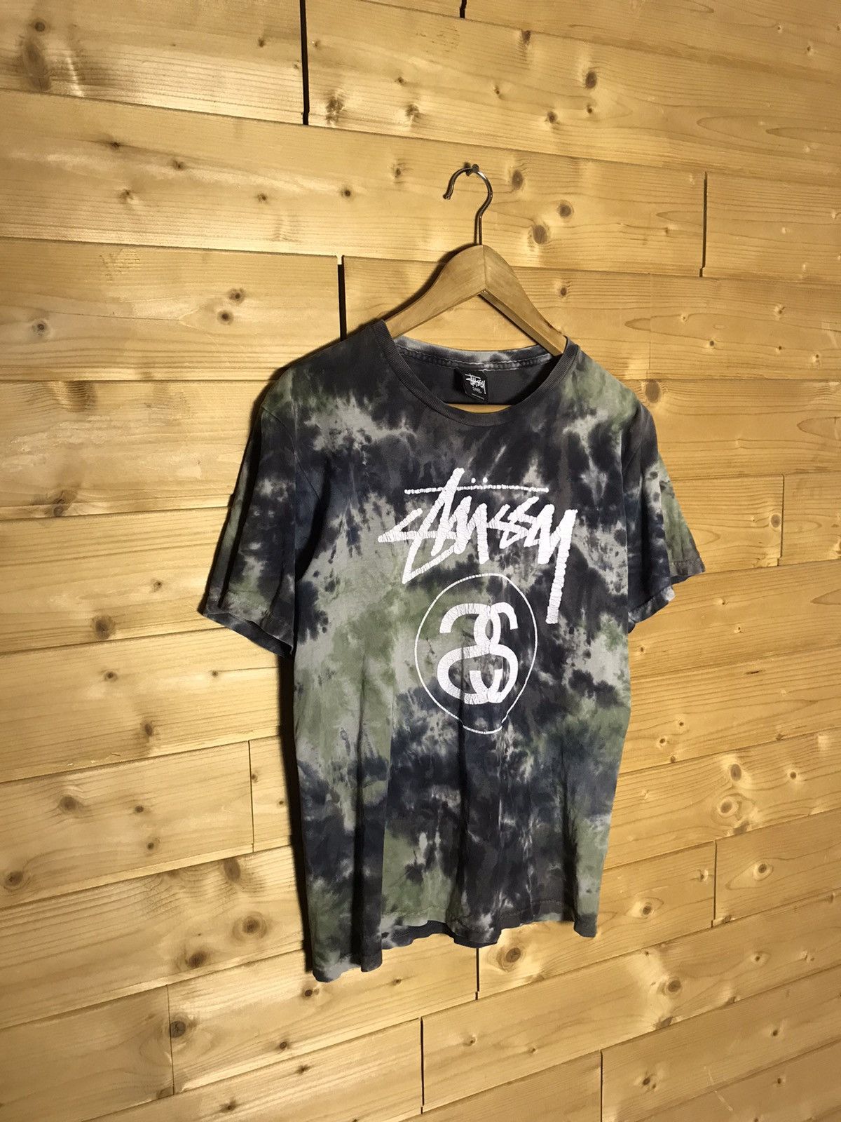 Stussy Stussy big logo tie dye t-shirt Size US S / EU 44-46 / 1 - 6 Thumbnail