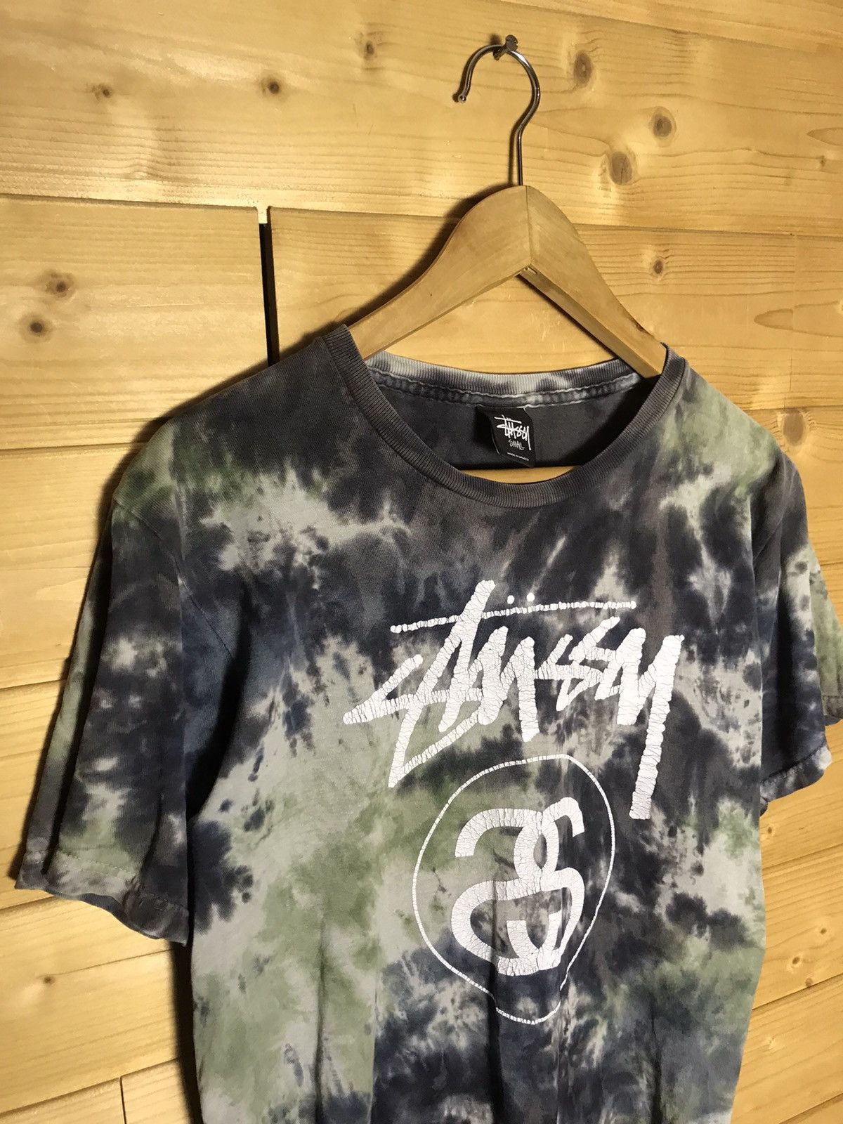 Stussy Stussy big logo tie dye t-shirt Size US S / EU 44-46 / 1 - 5 Thumbnail