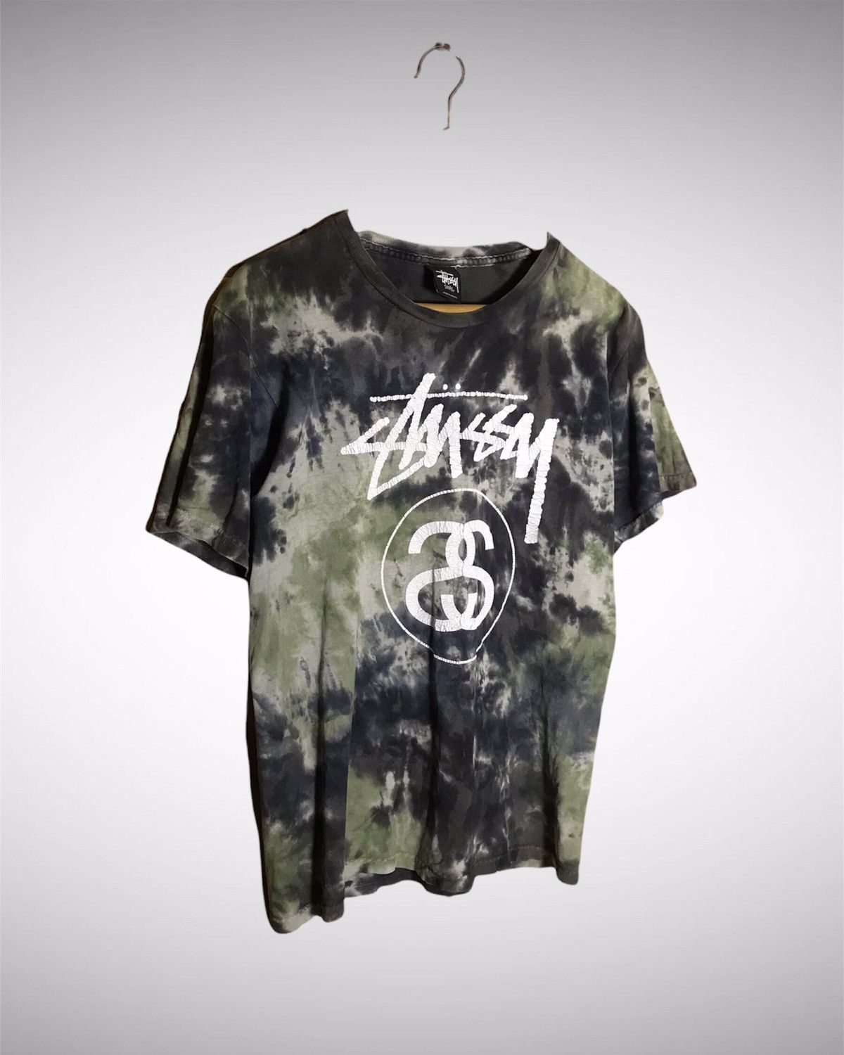Stussy Stussy big logo tie dye t-shirt Size US S / EU 44-46 / 1 - 1 Thumbnail