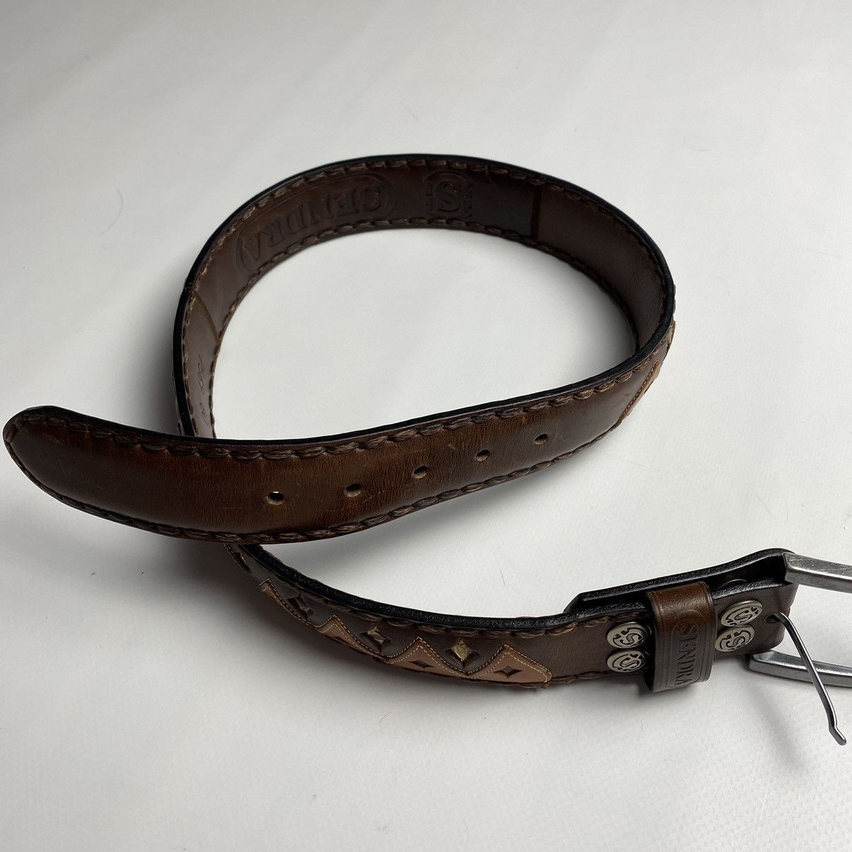Sendra Sendra Leather Belt Size ONE SIZE - 6 Thumbnail