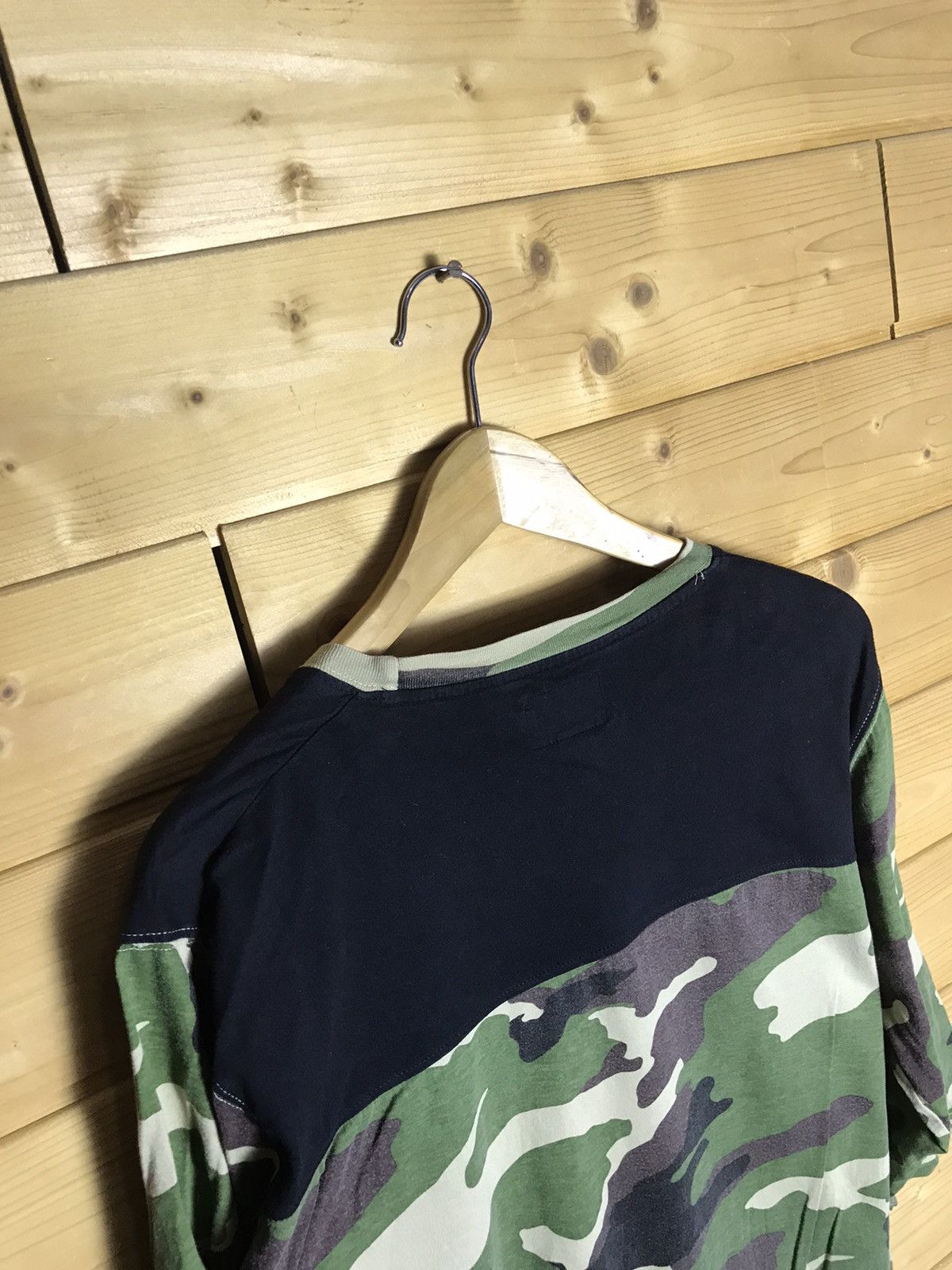 Stussy Stussy big logo 3/4 half sleeve camo shirt Size US S / EU 44-46 / 1 - 10 Thumbnail
