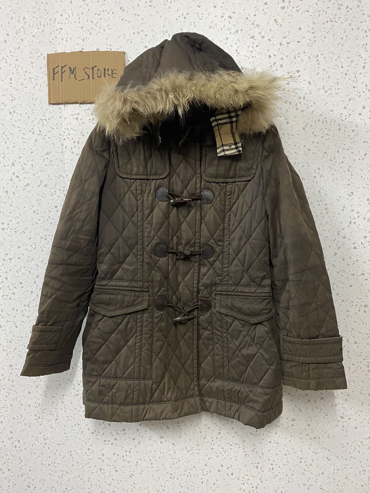 Burberry Burberry Blue Label Hooded Retro Style Jacket Size US S / EU 44-46 / 1 - 1 Thumbnail