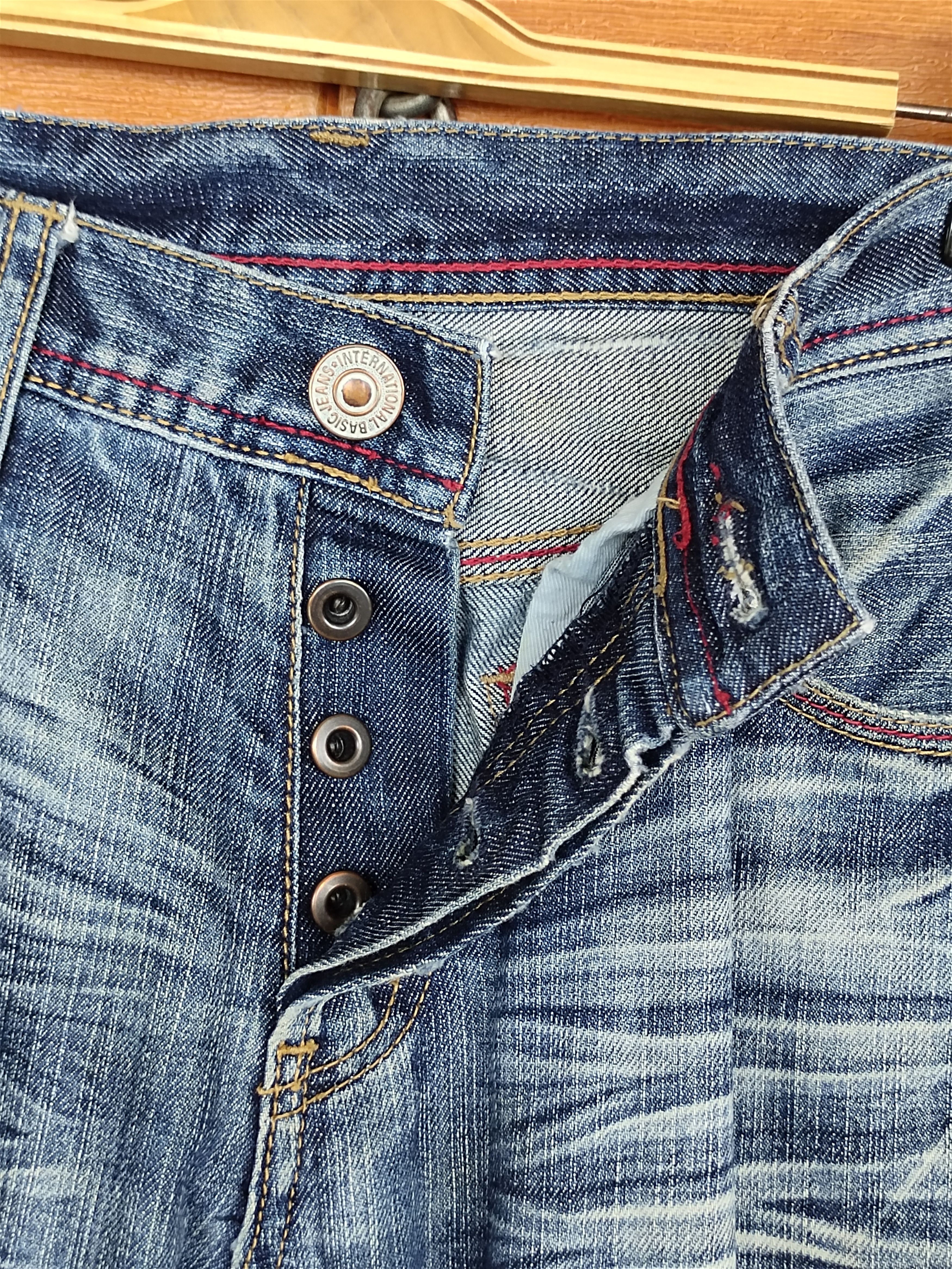 Kapital Edge Rupert Skull Distressed Denim Jeans Size US 31 - 16 Thumbnail