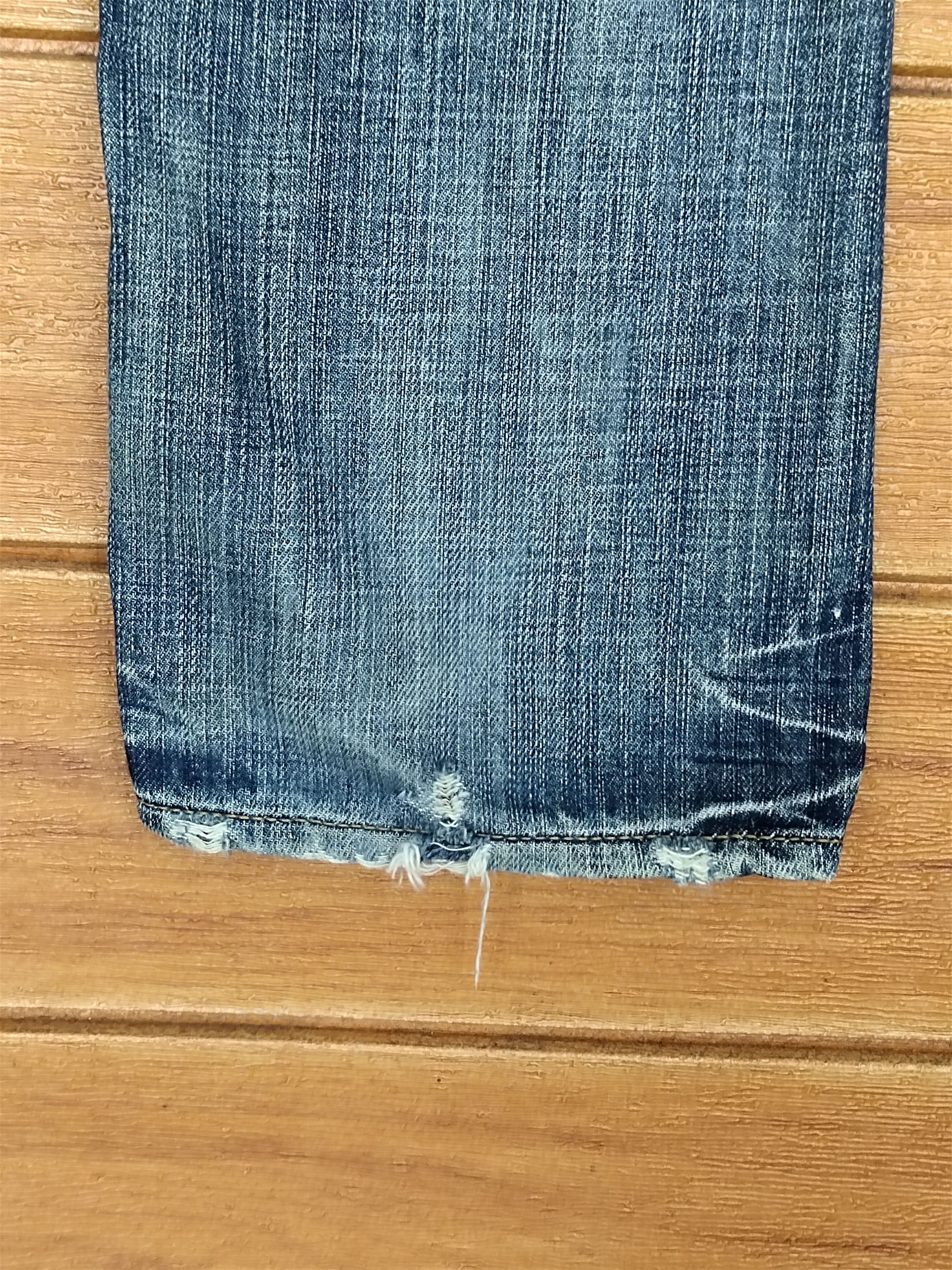 Kapital Edge Rupert Skull Distressed Denim Jeans Size US 31 - 13 Thumbnail
