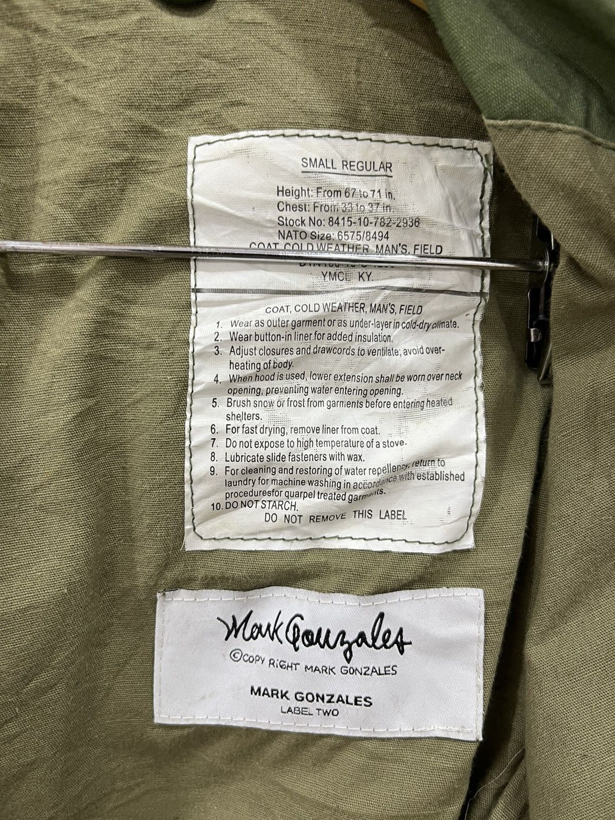 Designer B14. 🔥🔥STEALS MARK GONZALES M-65 FIELD JACKET Size US M / EU 48-50 / 2 - 18 Thumbnail