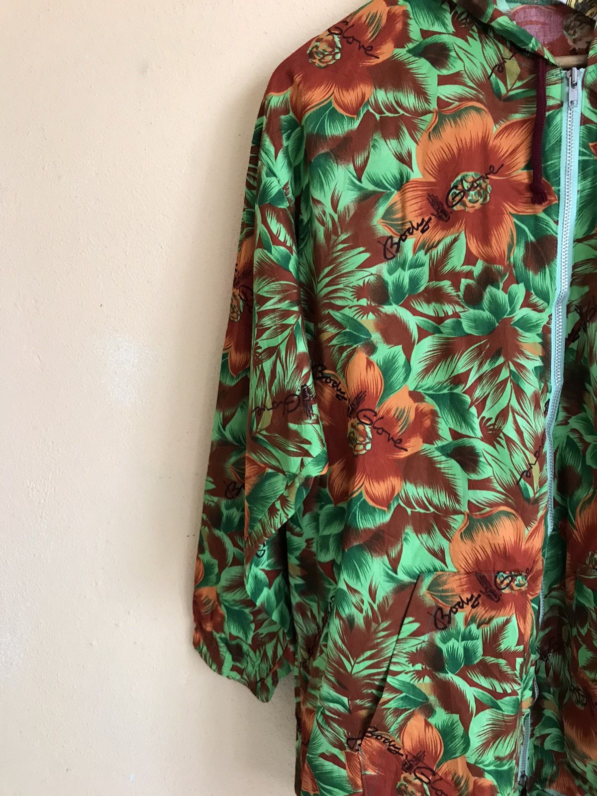 Body Glove × Vintage VINTAGE BODY GLOVE HAWAIIAN SURF BEACH HOODIE OVERPRINT Size US M / EU 48-50 / 2 - 7 Thumbnail