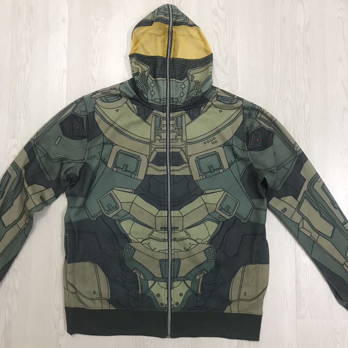 Halo × Japanese Brand × Vintage Halo 3 Full Print Hoodie Xbox 360 Gaming Size US M / EU 48-50 / 2 - 3 Thumbnail