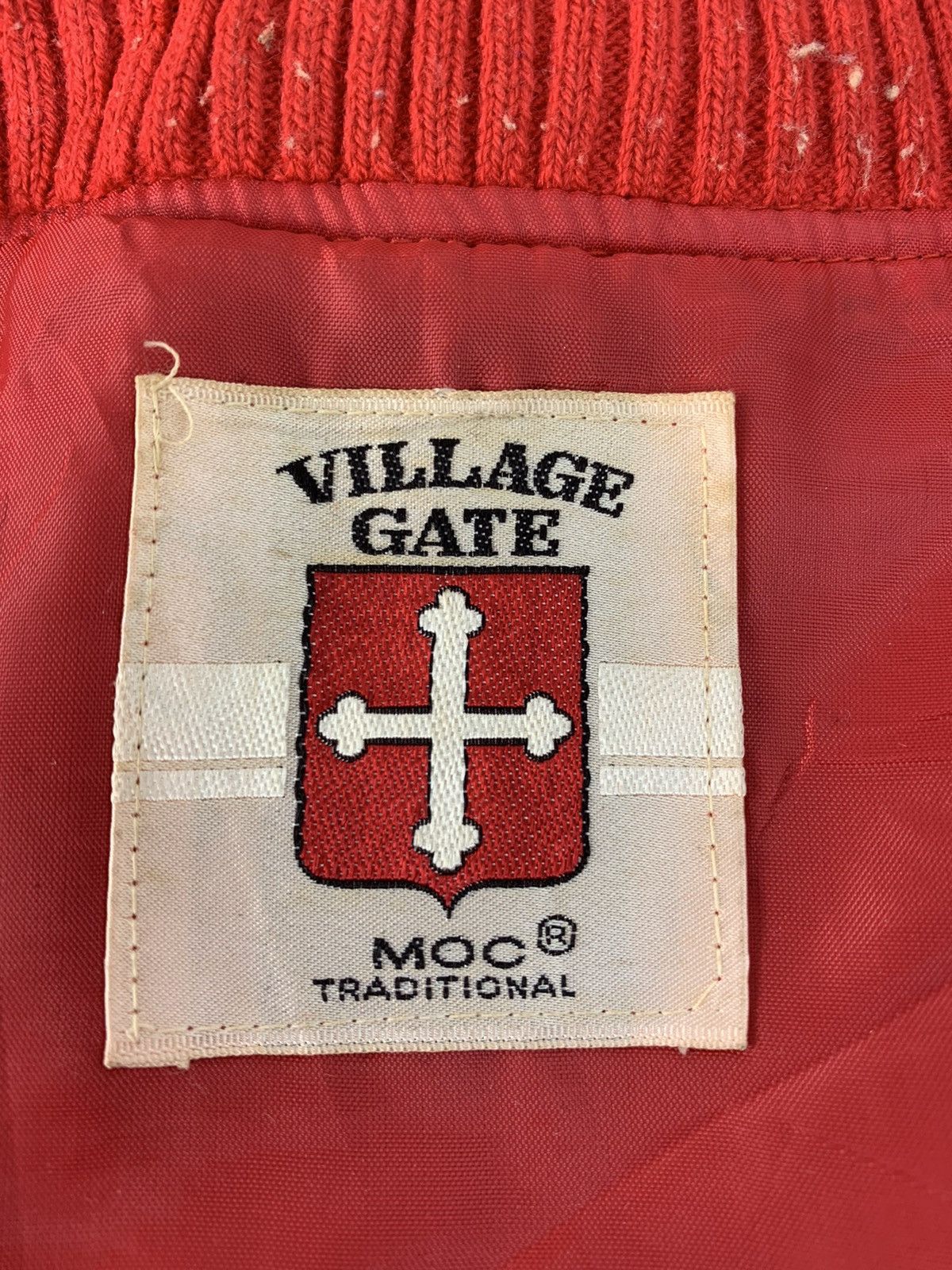 Japanese Brand Rare Hype Village Gate Moc Traditional Varsity Bomber Jacket Size US M / EU 48-50 / 2 - 5 Thumbnail