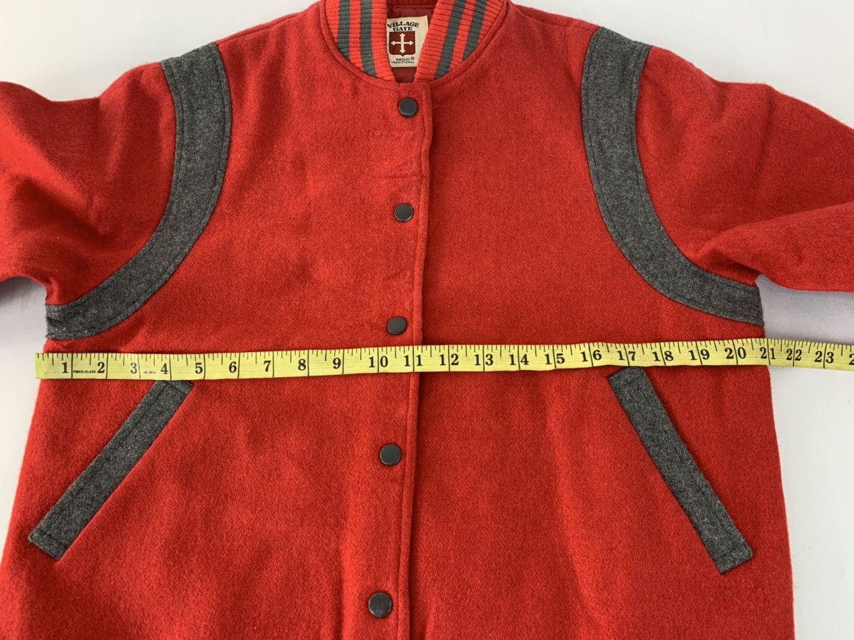 Japanese Brand Rare Hype Village Gate Moc Traditional Varsity Bomber Jacket Size US M / EU 48-50 / 2 - 8 Thumbnail
