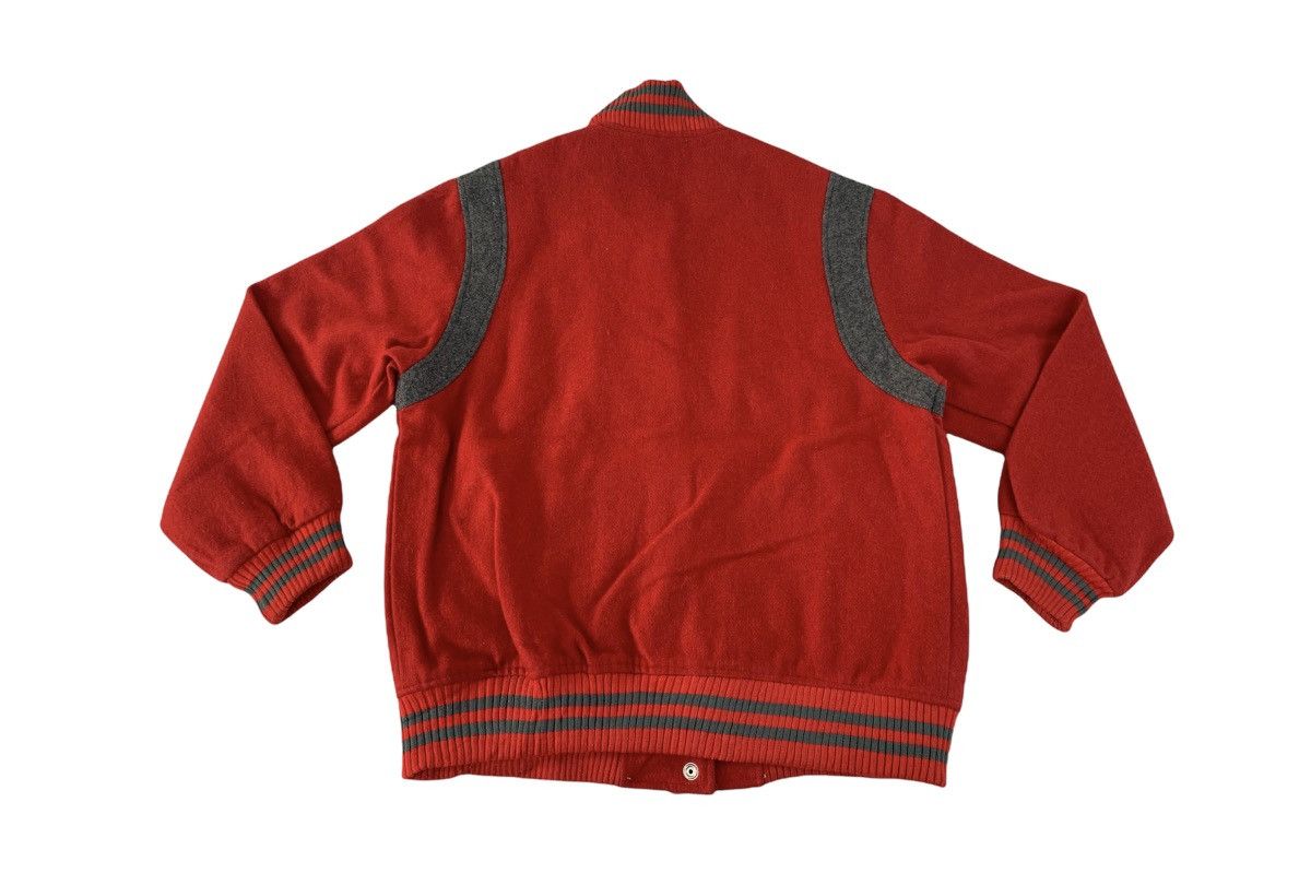 Japanese Brand Rare Hype Village Gate Moc Traditional Varsity Bomber Jacket Size US M / EU 48-50 / 2 - 2 Thumbnail