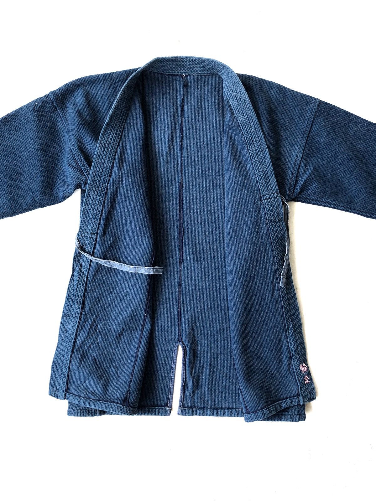 Indigo Vtg Samurai Clothing Jacket Indigo Dye Kendo Eras Size US S / EU 44-46 / 1 - 1 Thumbnail