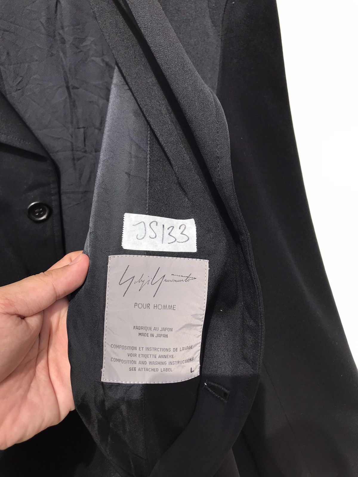 Yohji Yamamoto Yohji Yamamoto Pour Homme AW1995 Coat Size US L / EU 52-54 / 3 - 7 Thumbnail