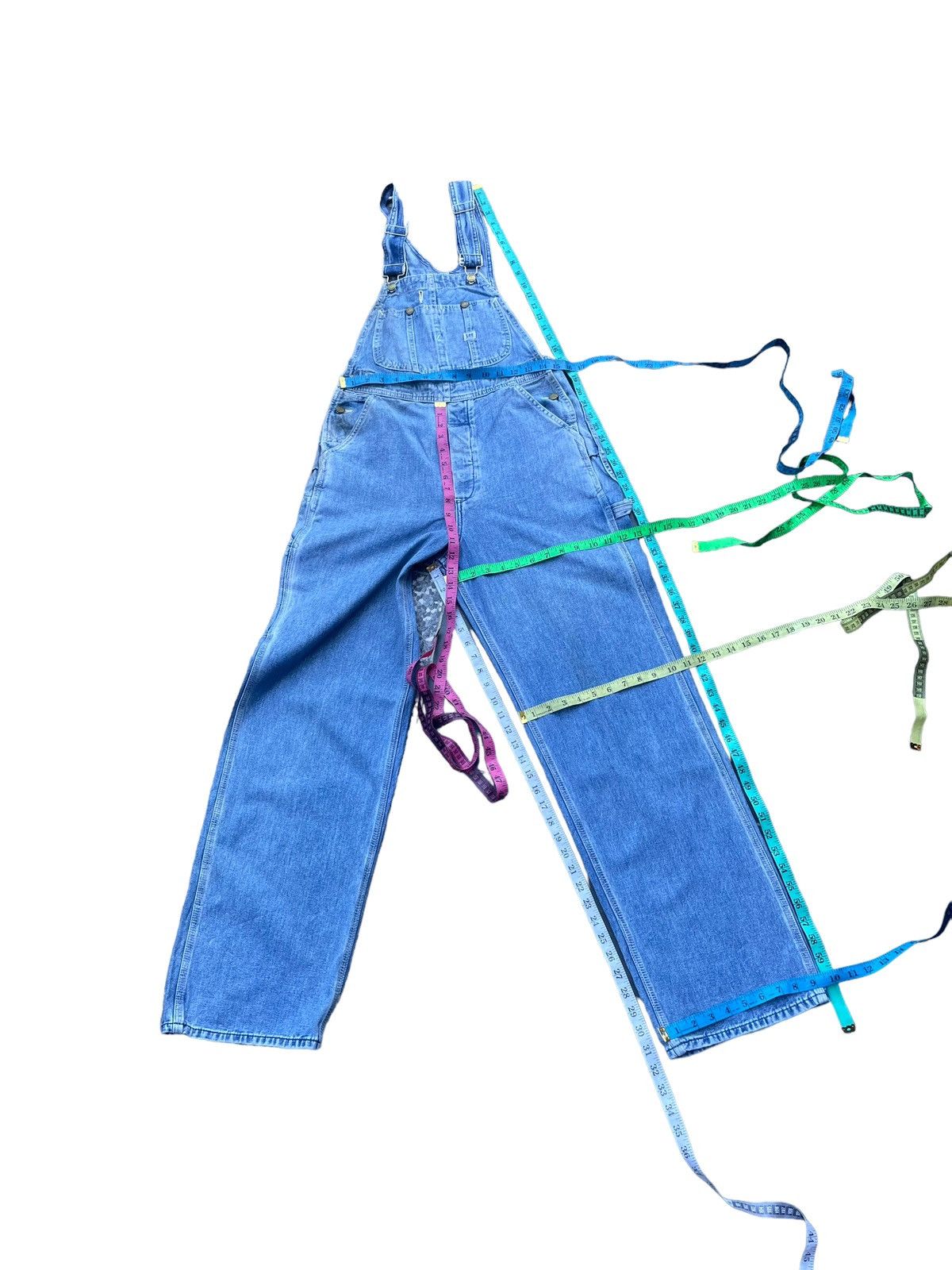 Lee × Vintage Vintage Lee Sanforized Denim Overalls Size US 31 - 16 Thumbnail