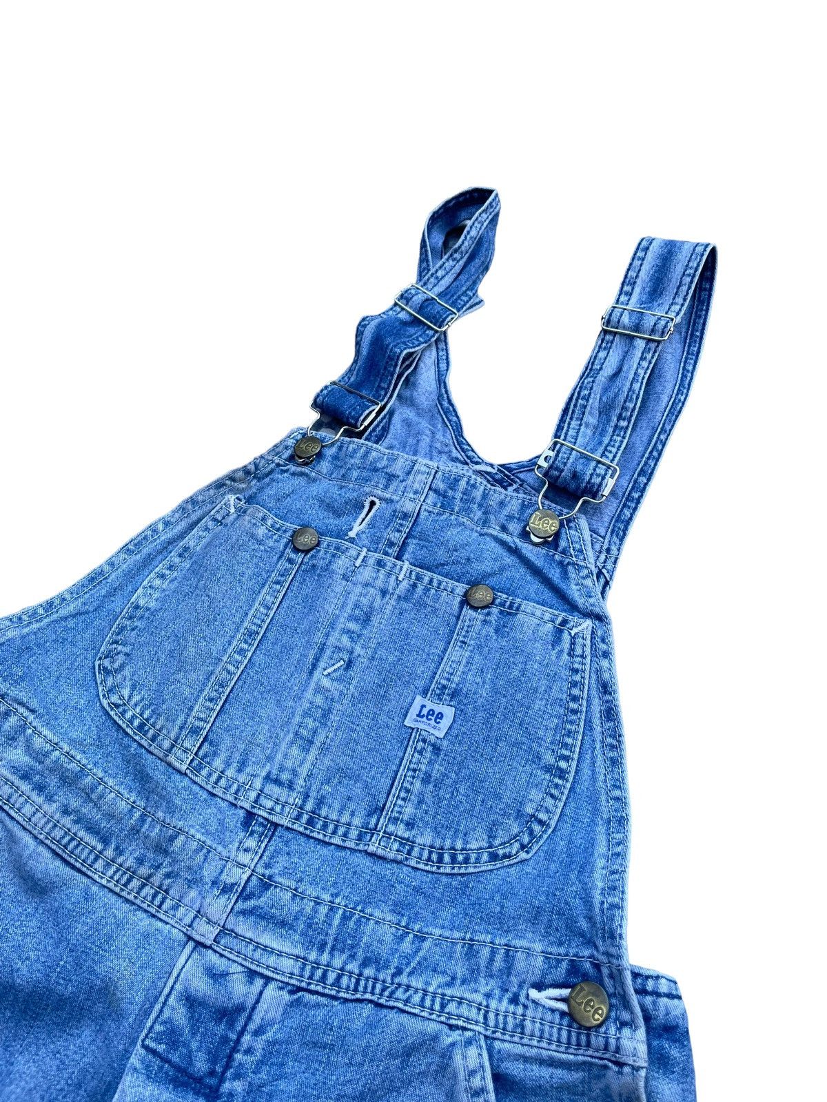 Lee × Vintage Vintage Lee Sanforized Denim Overalls Size US 31 - 6 Thumbnail